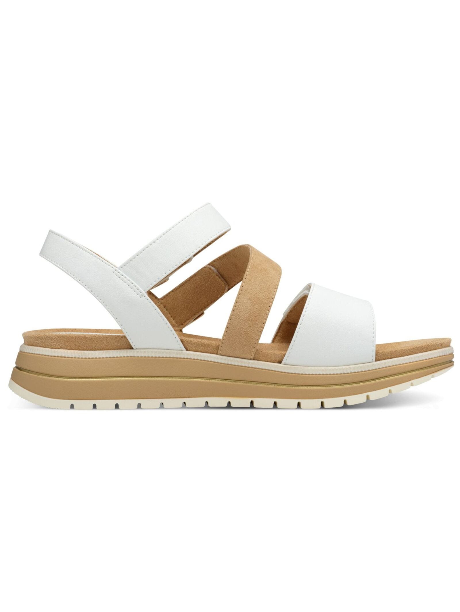 MARCO TOZZI Riemchensandale »Marco Tozzi Sandalen Lederimitat/Textil«