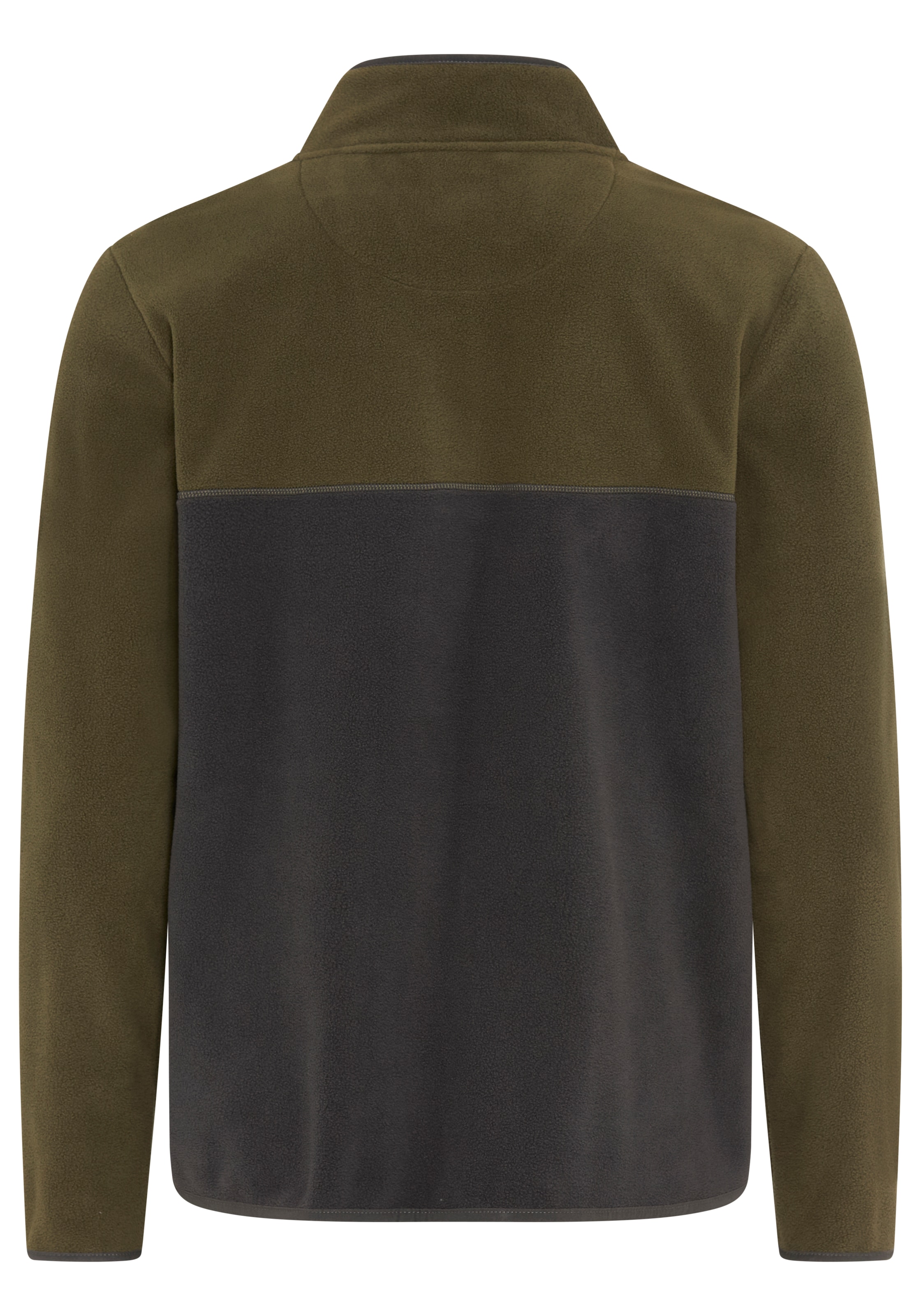 KangaROOS Fleecepullover , mit hochschließendem Kragen, Langarm-Design, auch in größeren Größen
