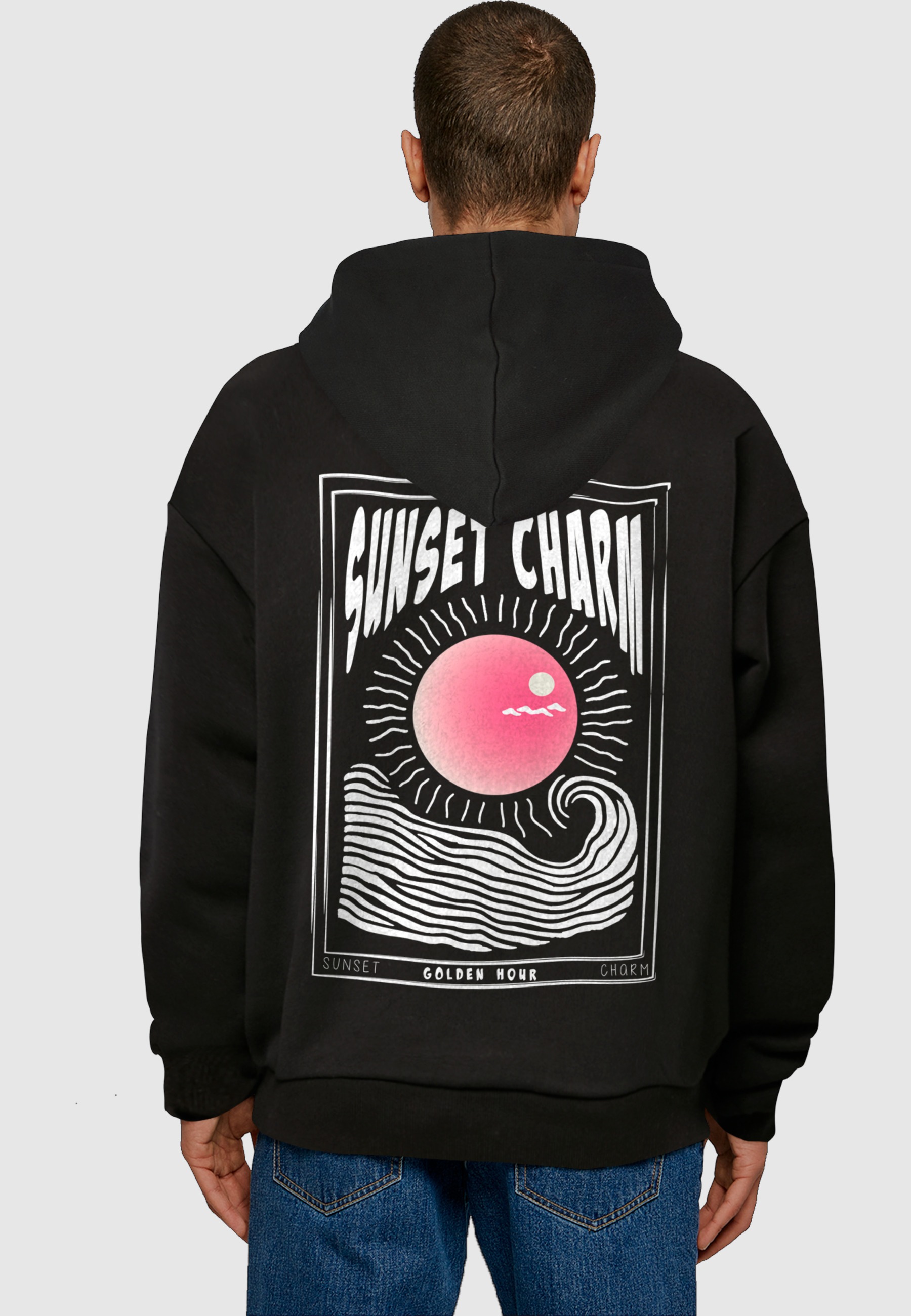Merchcode Kapuzensweatshirt »Merchcode Sunset Charm Oversized Hoody«, 1 Stk.
