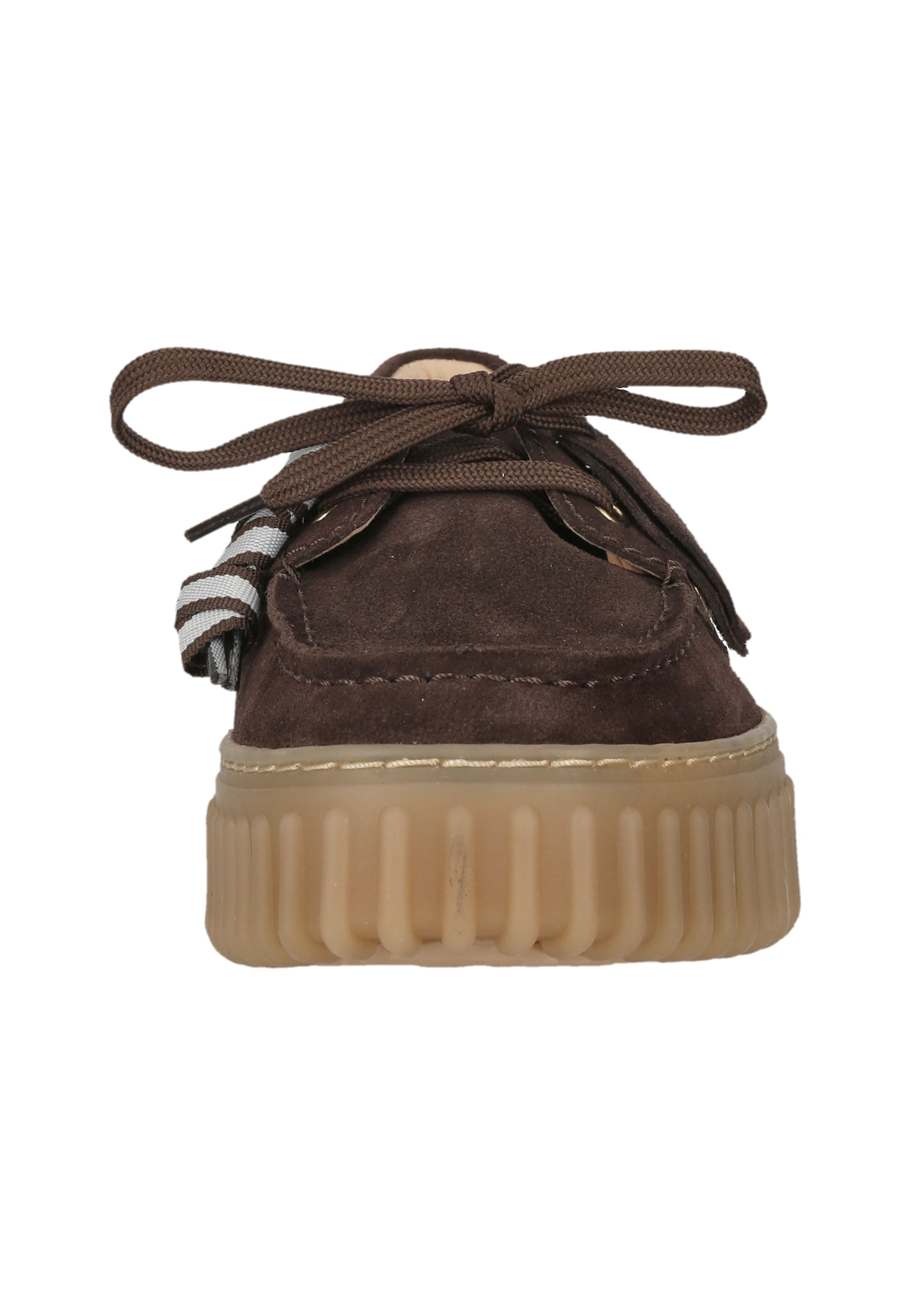 Clarks Schnürschuh »Torhill Boat«  mit gerippter Laufsohle