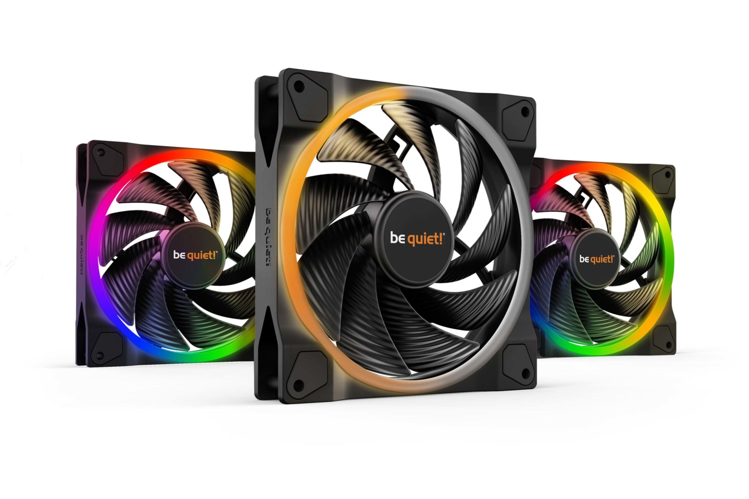 be quiet! Gehäuselüfter »Light Wings 140mm PWM high-speed Triple Pack«, (Packung, 3 St.)