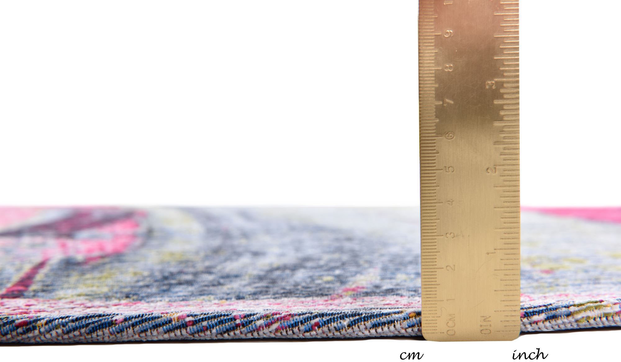 Gino Falcone Teppich »Cosima-111«, rund, 3 mm Höhe, flachgeweber Jaquard-Teppich, mit Chenillegarn, modernes Design