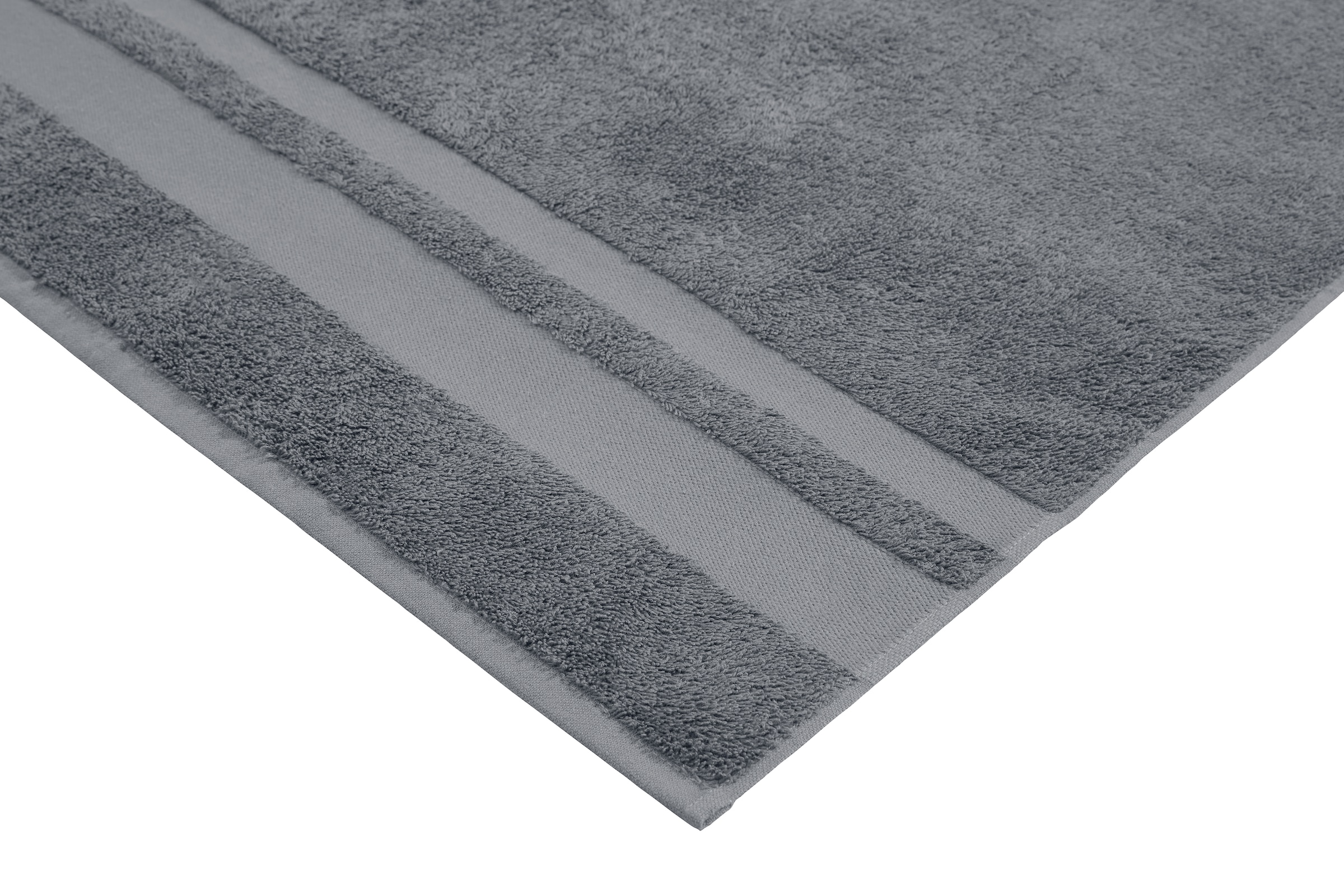 OTTO home Saunatuch »Vanessa, 2 Saunatücher, 80x200cm, in Standard- und Premium-Qualität« Handtücher mit Bordüre, 100% Baumwolle, einfarbig, weich