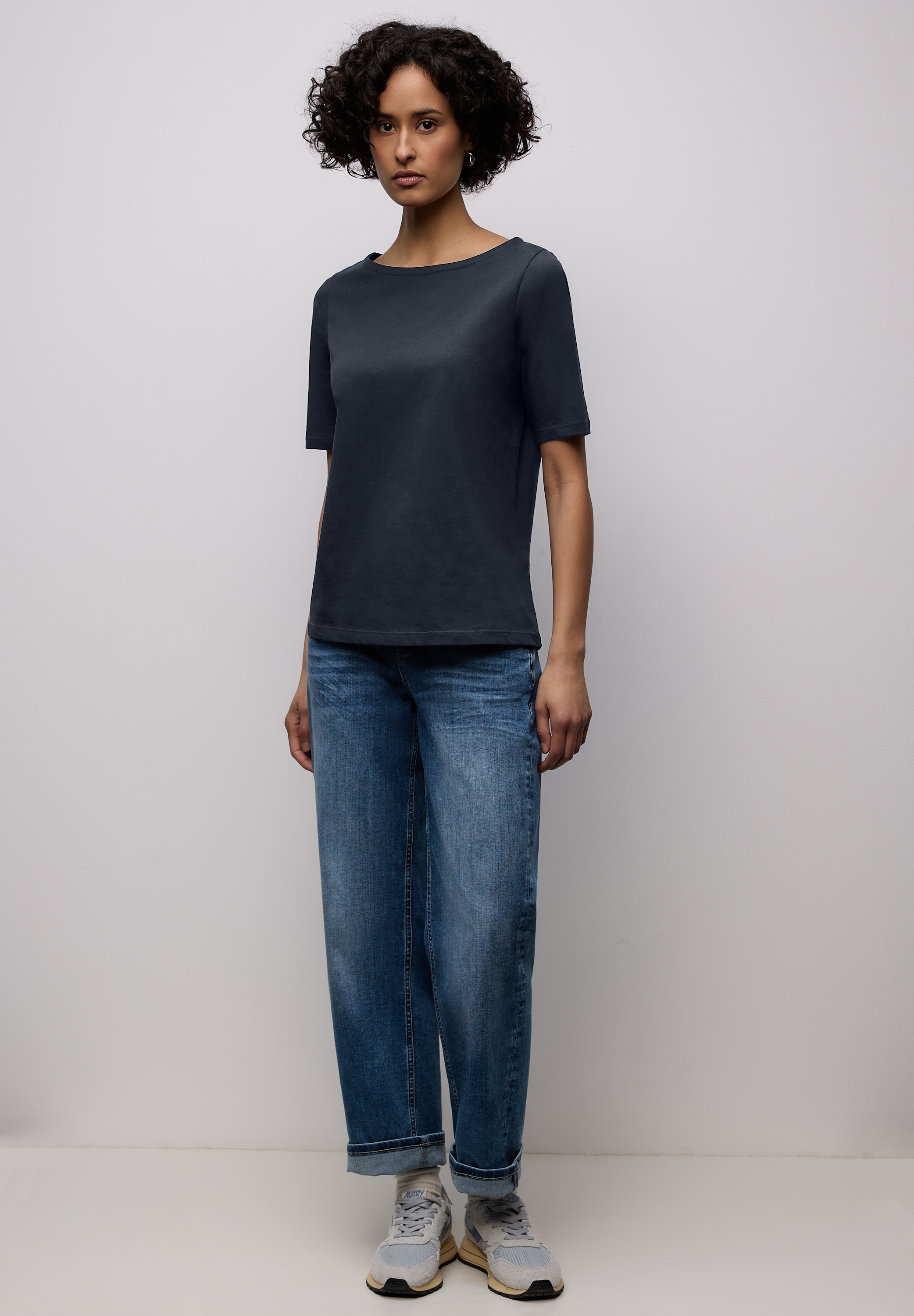 STREET ONE T-Shirt aus reiner Baumwolle