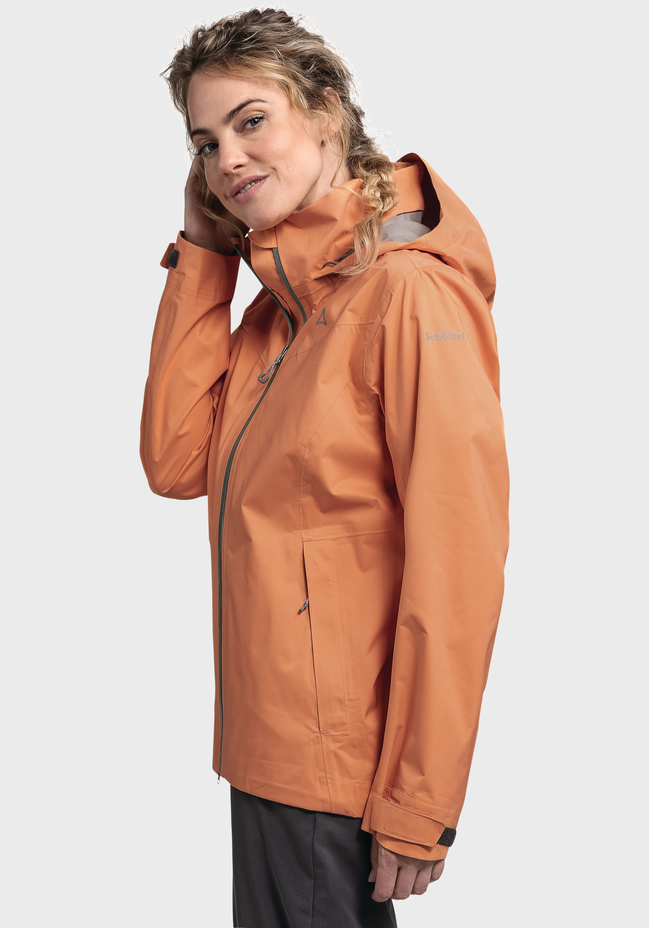 Schöffel Outdoorjacke »2.5L Jacket Aiplspitz L«, mit Kapuze