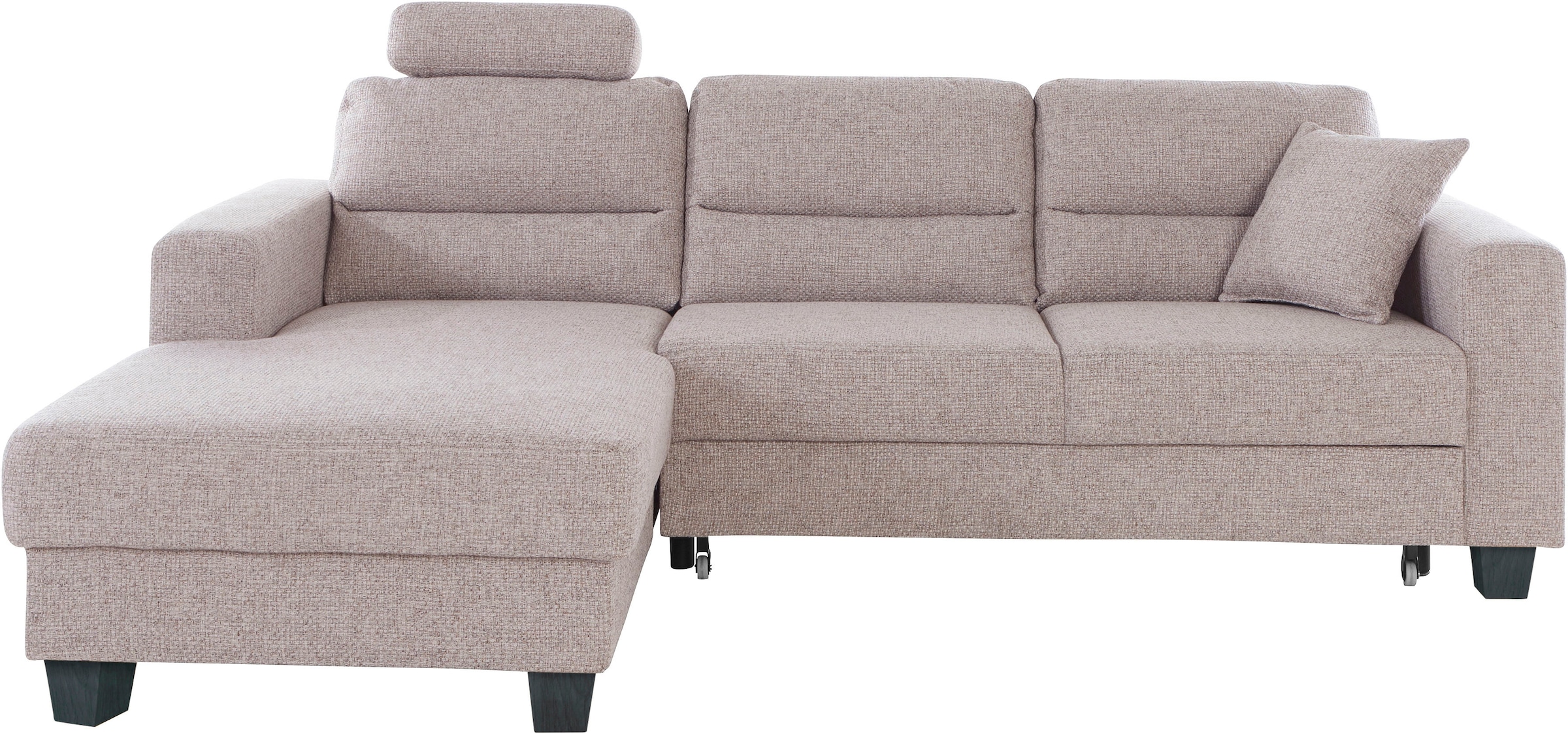 TRENDMANUFAKTUR Ecksofa "Chamber, zeitlos und modern, bequem mit hohem Sitz günstig online kaufen