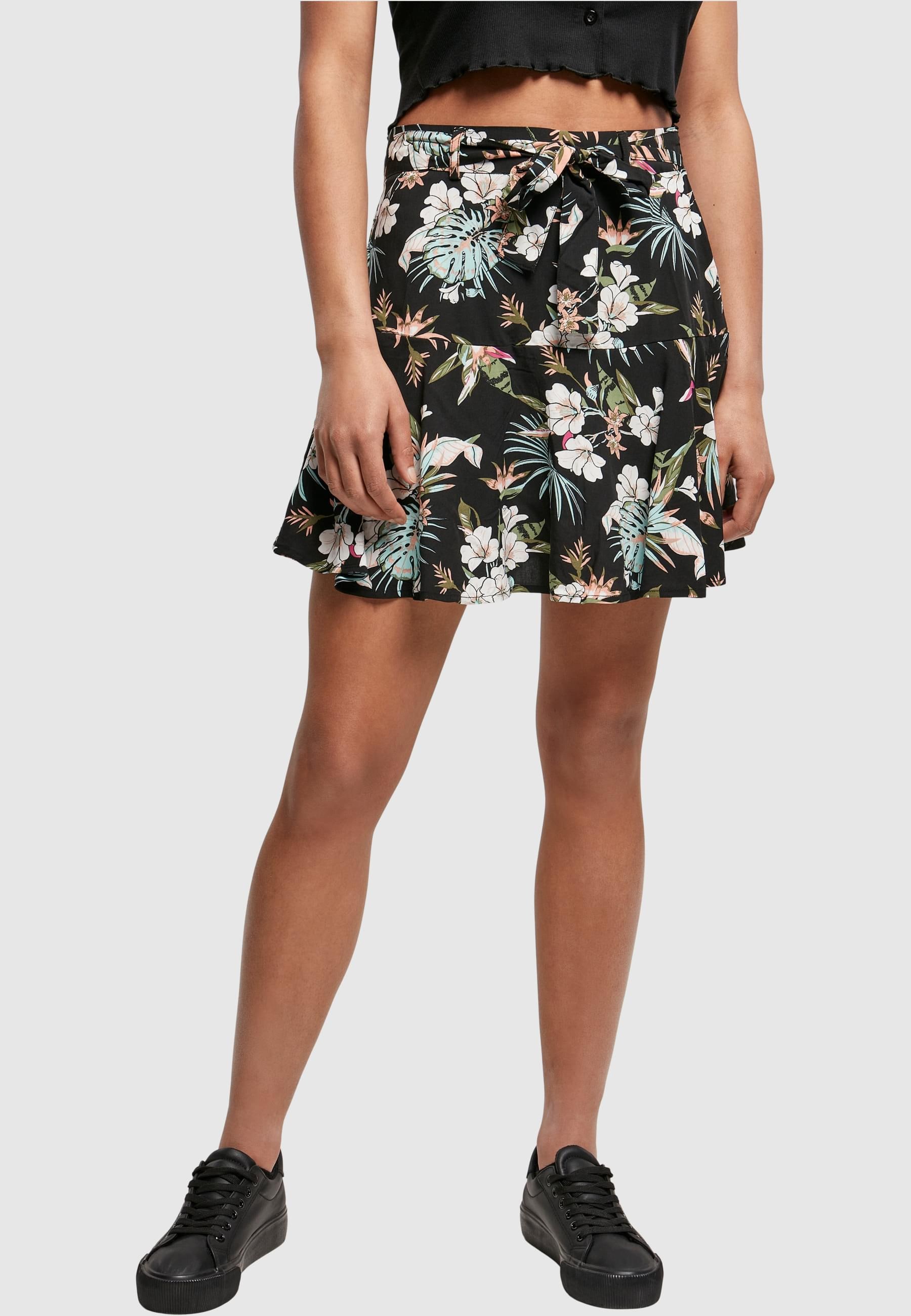 URBAN CLASSICS Jerseyrock »Urban Classics Damen Ladies Viscose Mini Skort«, (1 tlg.)