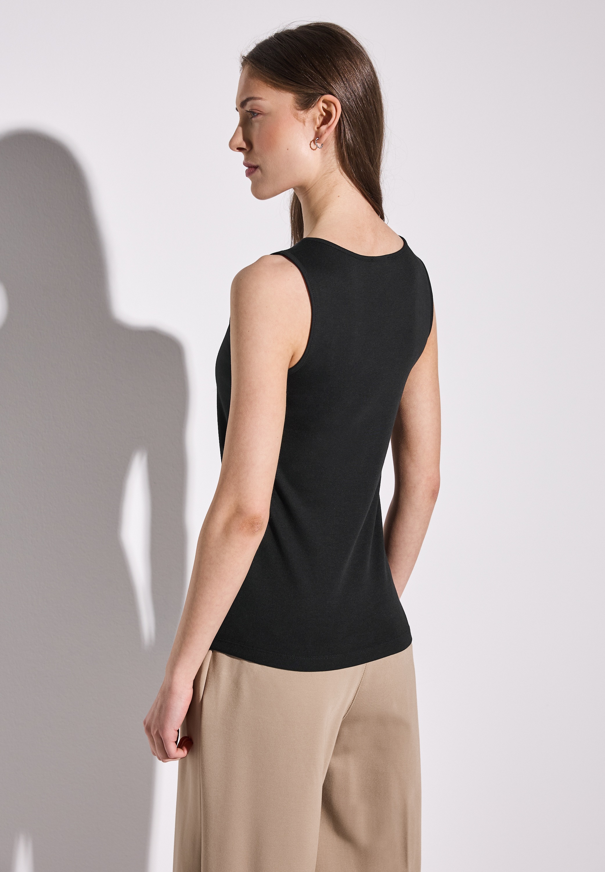 STREET ONE Rundhalsshirt, im soften Baumwoll-Mix
