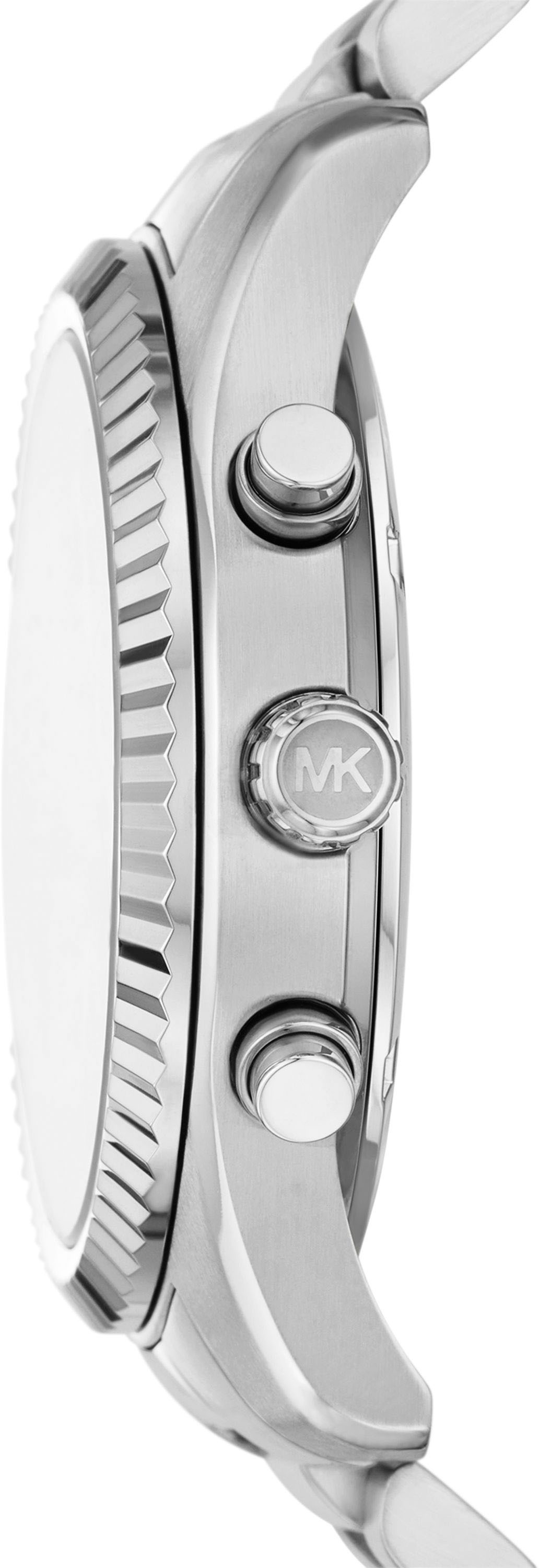 MICHAEL KORS Chronograph »LEXINGTON«, Quarzuhr, Armbanduhr, Herrenuhr, Stoppfunktion, Edelstahlarmband
