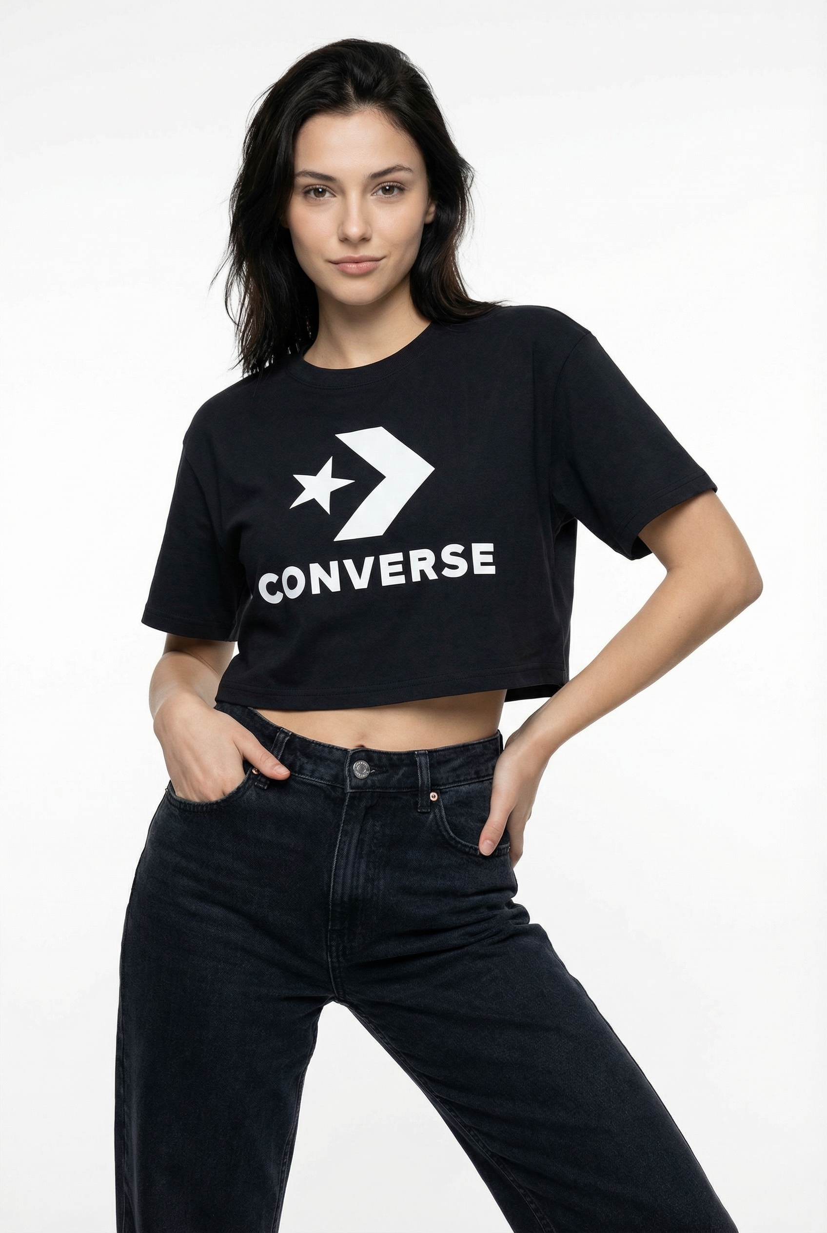 Converse T-Shirt "STAR CHEVRON SPORTY TEE" sportlicher Stil, Kurzarm, für s günstig online kaufen