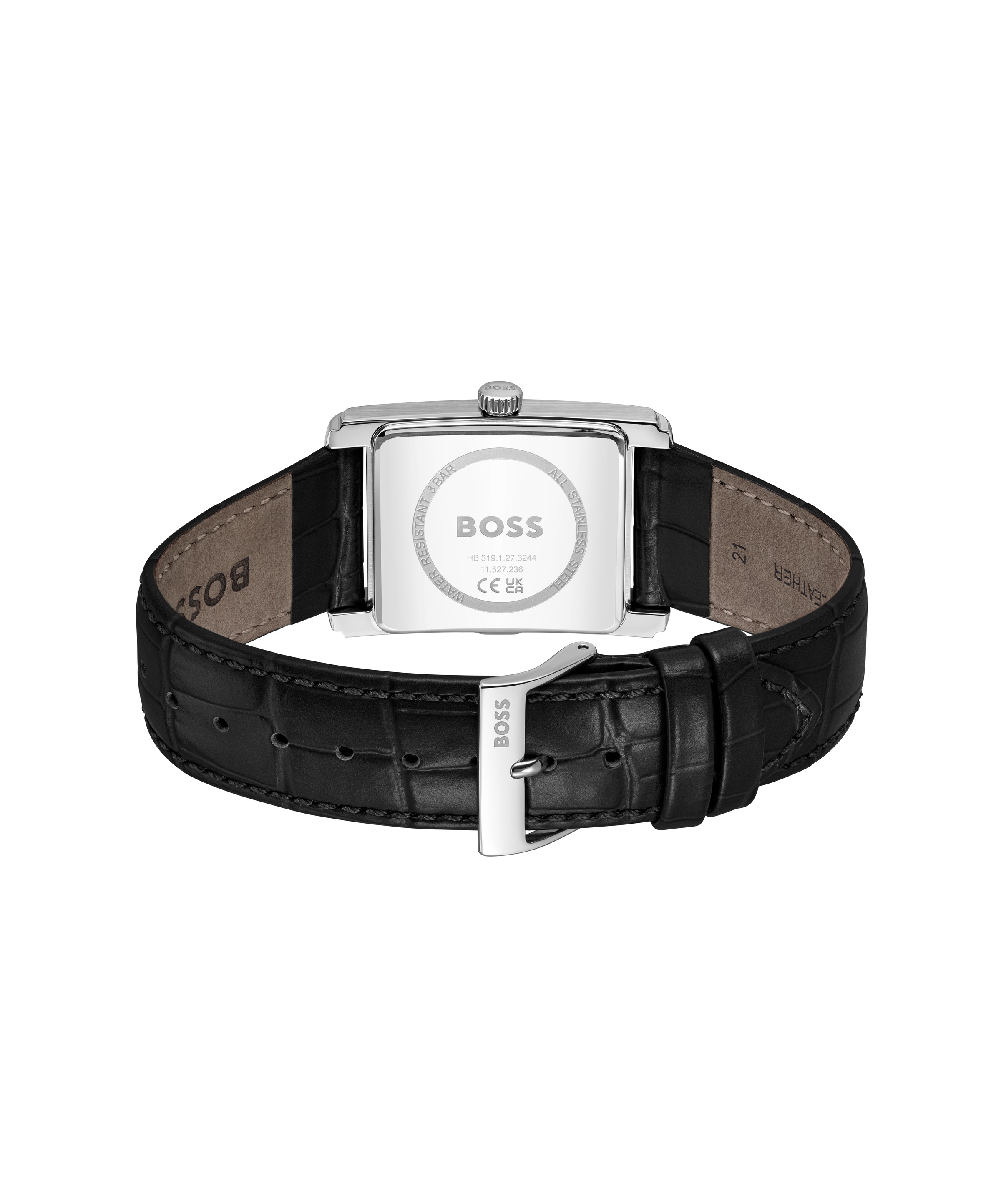 BOSS Quarzuhr »PRINCIPLE DRESS«, Armbanduhr, Damenuhr, Herrenuhr, Lederarmband, analog, Tag