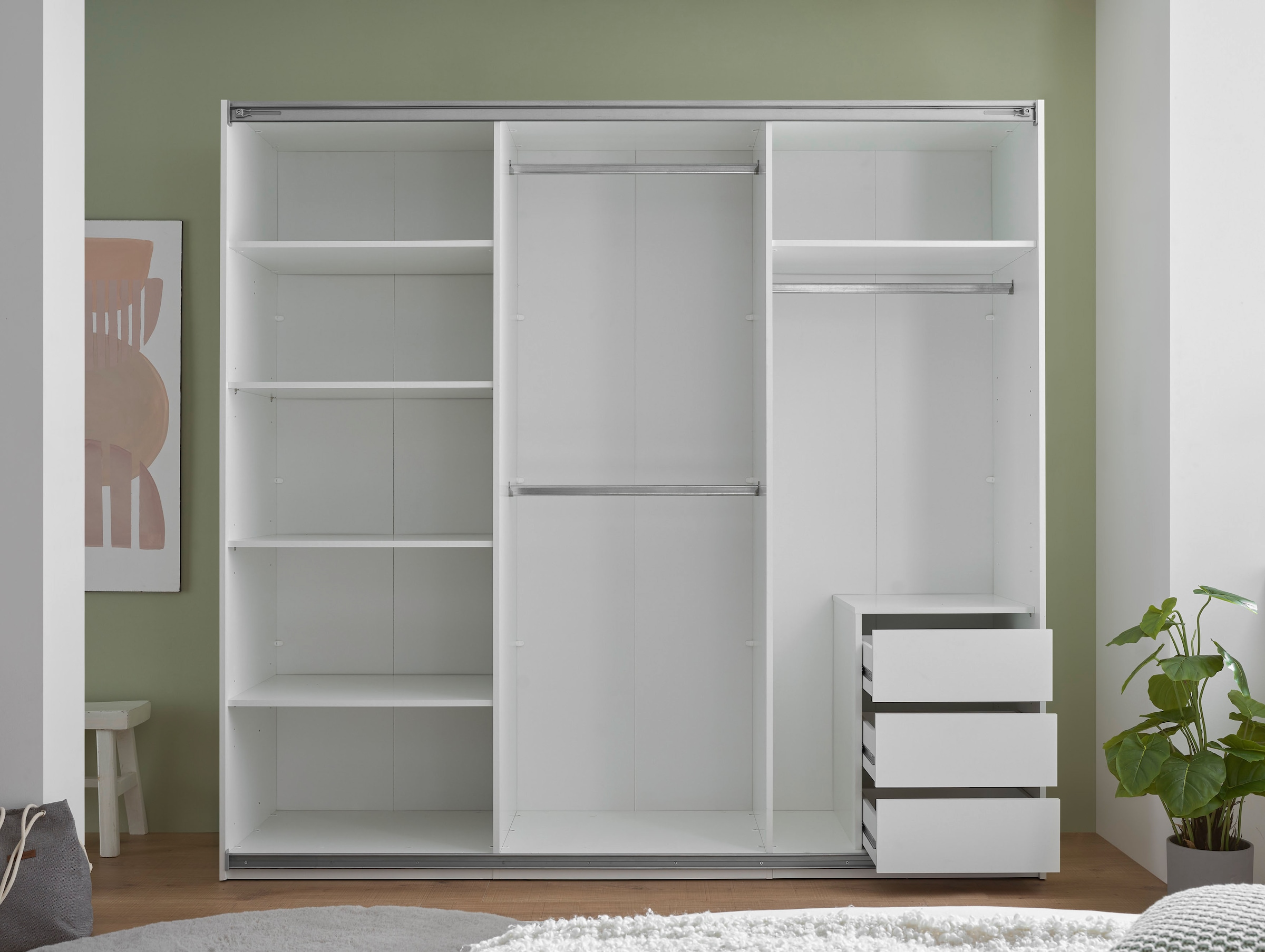 Schlafkontor Schwebetürenschrank »Carano Kleiderschrank, Schiebetürenschrank mit Spiegeltür«