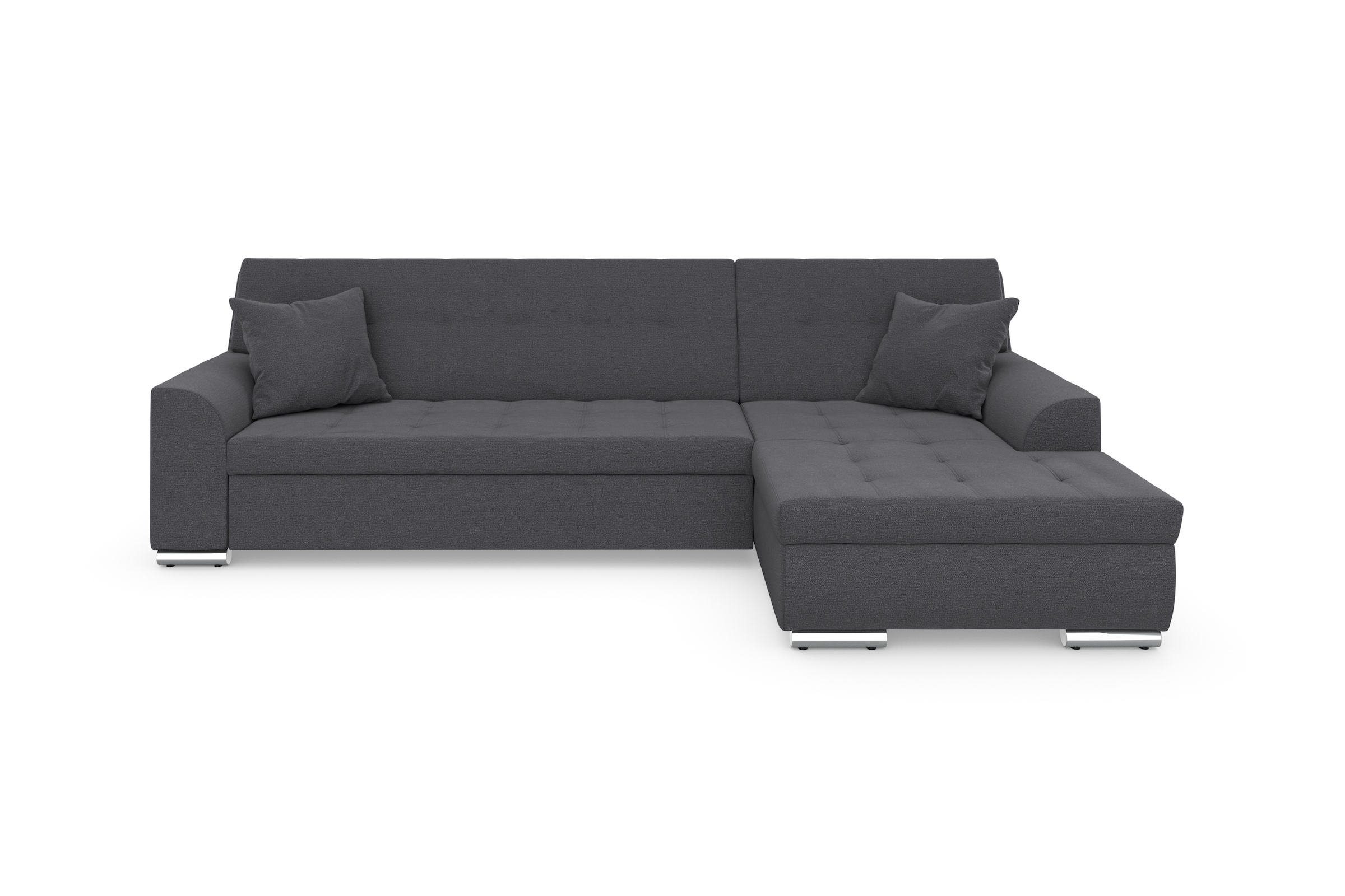 DOMO collection Ecksofa Treviso, wahlweise mit Bettfunktion, incl. Zierkiss günstig online kaufen