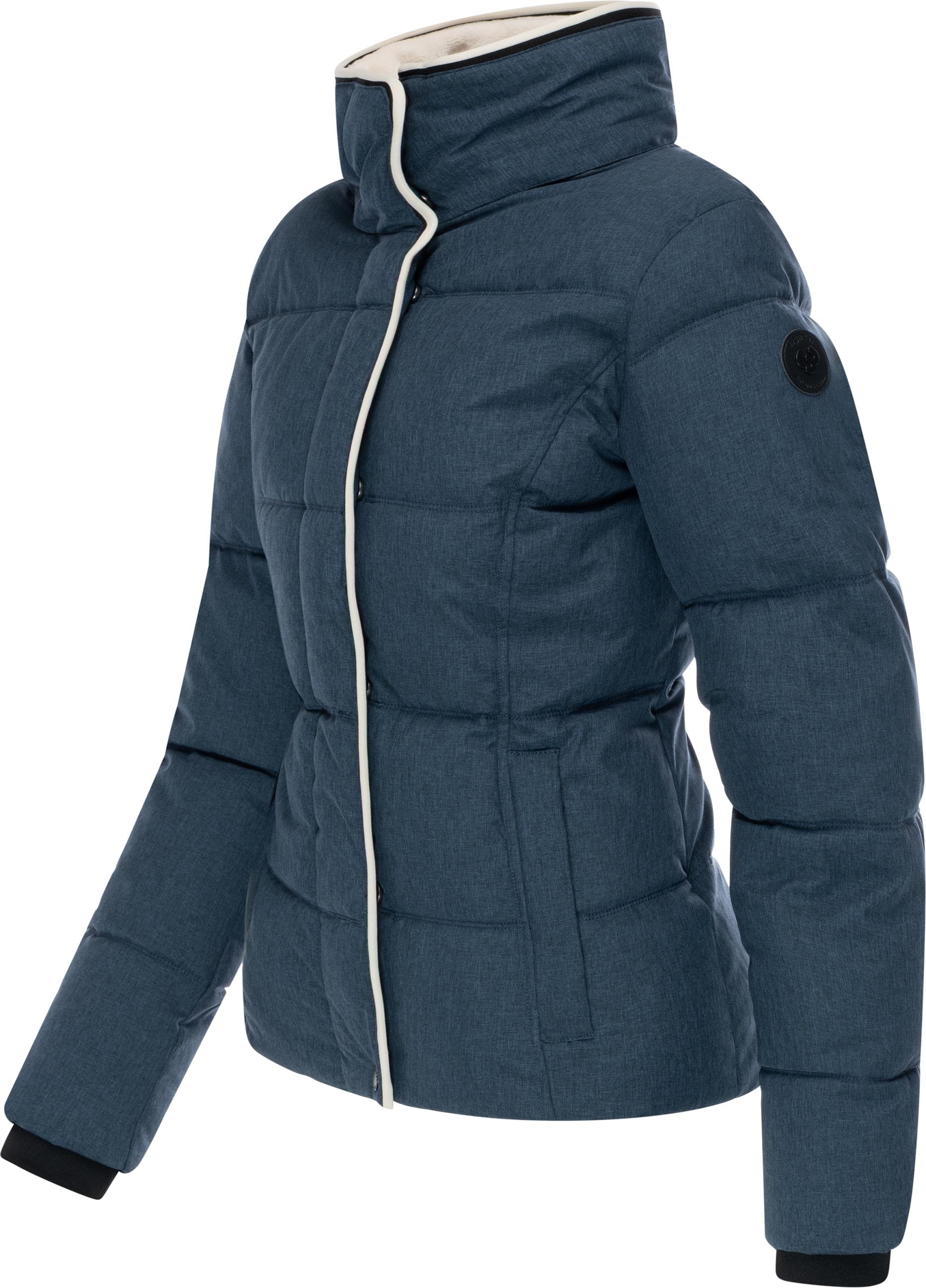 Ragwear Winterjacke »Gleama Melange YOUMODO«, mit Kapuze, Wasserdichte Steppjacke mit abnehmbarer Kapuze