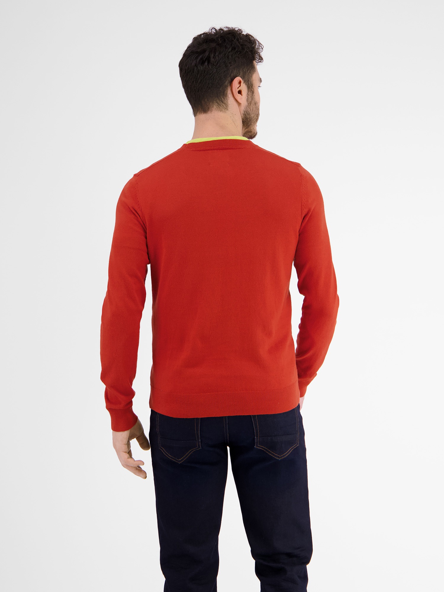 LERROS Strickpullover »LERROS Lässiger Flachstrickpullover«