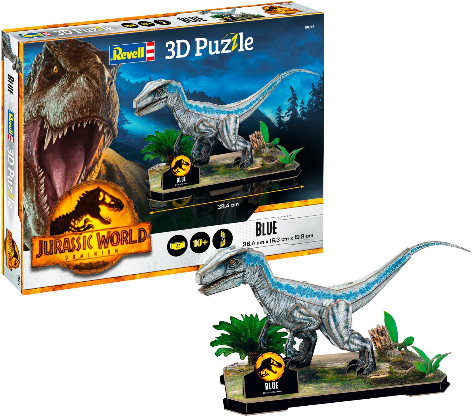 3D-Puzzle »Jurassic World Dominion - Blue«