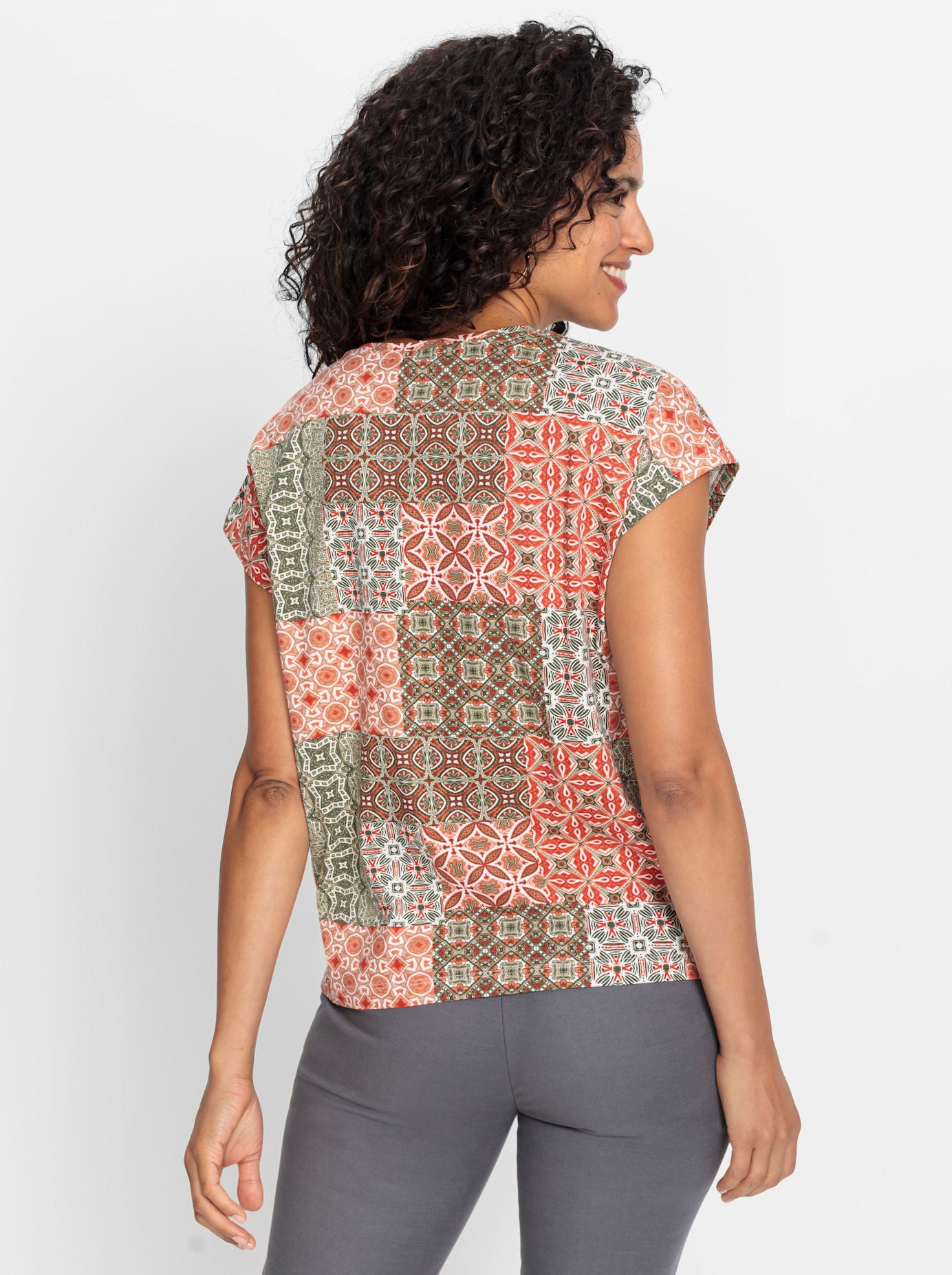 Inspirationen Rundhalsshirt "Rundhals-Shirt" 1 Stk. günstig online kaufen