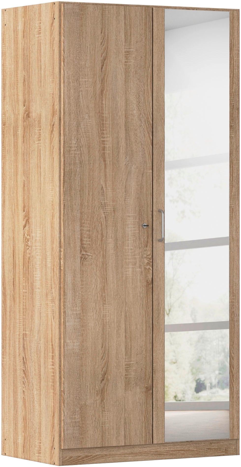 rauch Kleiderschrank "Schrank Garderobe Garderobenschrank Putzschrank Wäscheschrank BERGHEIM" Breite/Höhe/Tiefe: 91/197/54 cm, mit viel Stauraum, rechte Tür abschließbar 2 Schlüssel MADE IN GERMANY