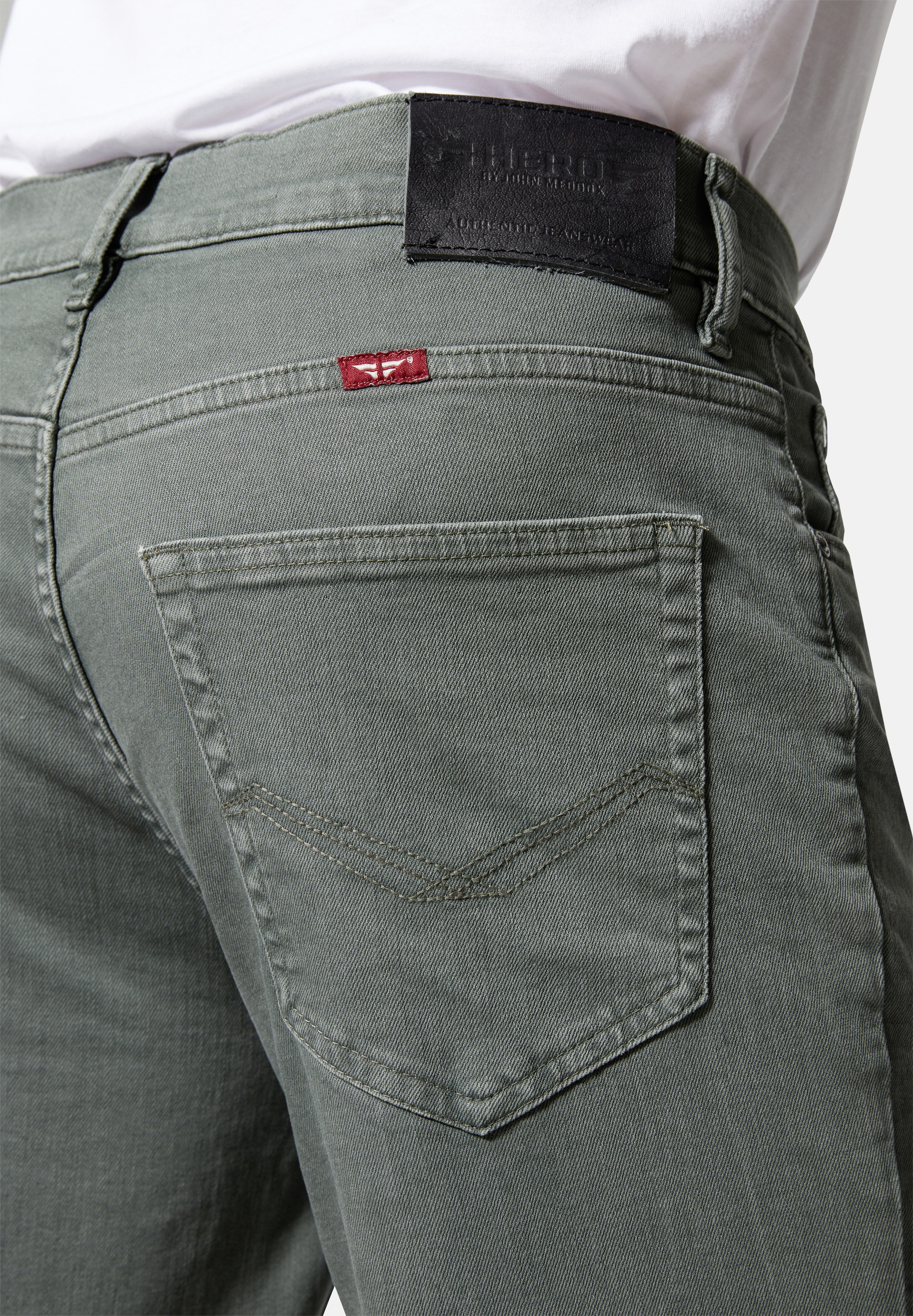 Thumbnail - HERO by John Medoox 5-Pocket-Jeans "Denver Regular Straight Stretch", Straight Fit Casual Clean Wash Denim Jeans für Her...