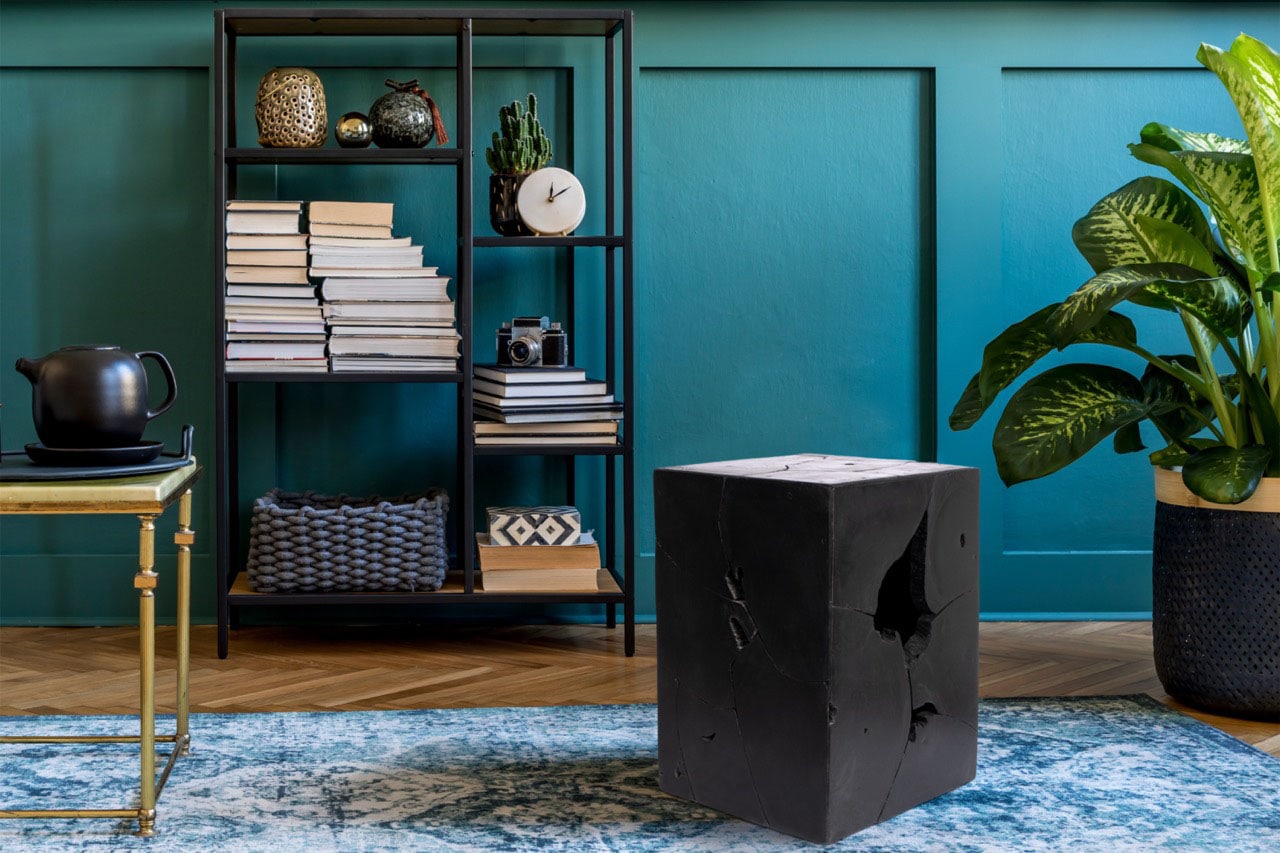 Kayoom Beistelltisch "Radix 425, hochwertiges Teakholz, Natur-Design", (1 S günstig online kaufen