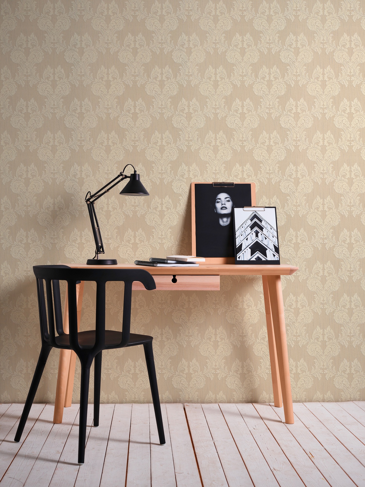 Architects Paper Textiltapete »Tessuto«, Barock-floral-gemustert, Tapete Barock Tapeten Wohnzimmer Schlafzimmer Küche modern Design Büro