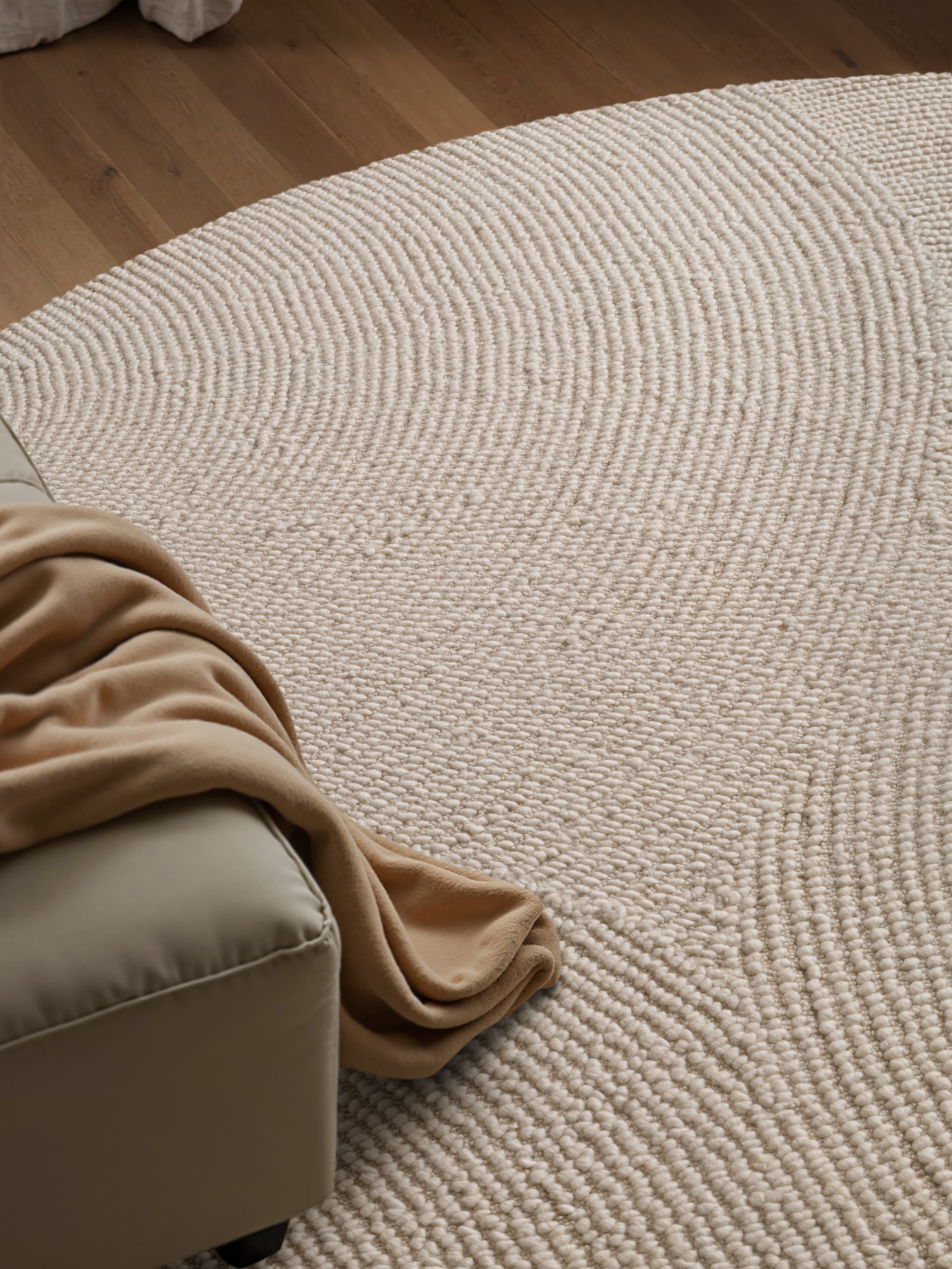 HANSE Home Wollteppich »Eleni«, rechteckig, 18 mm Höhe, Handgetuftet, Wolle, Natur, Wohnzimmer, Schlafzimmer, Skandi, Hygge