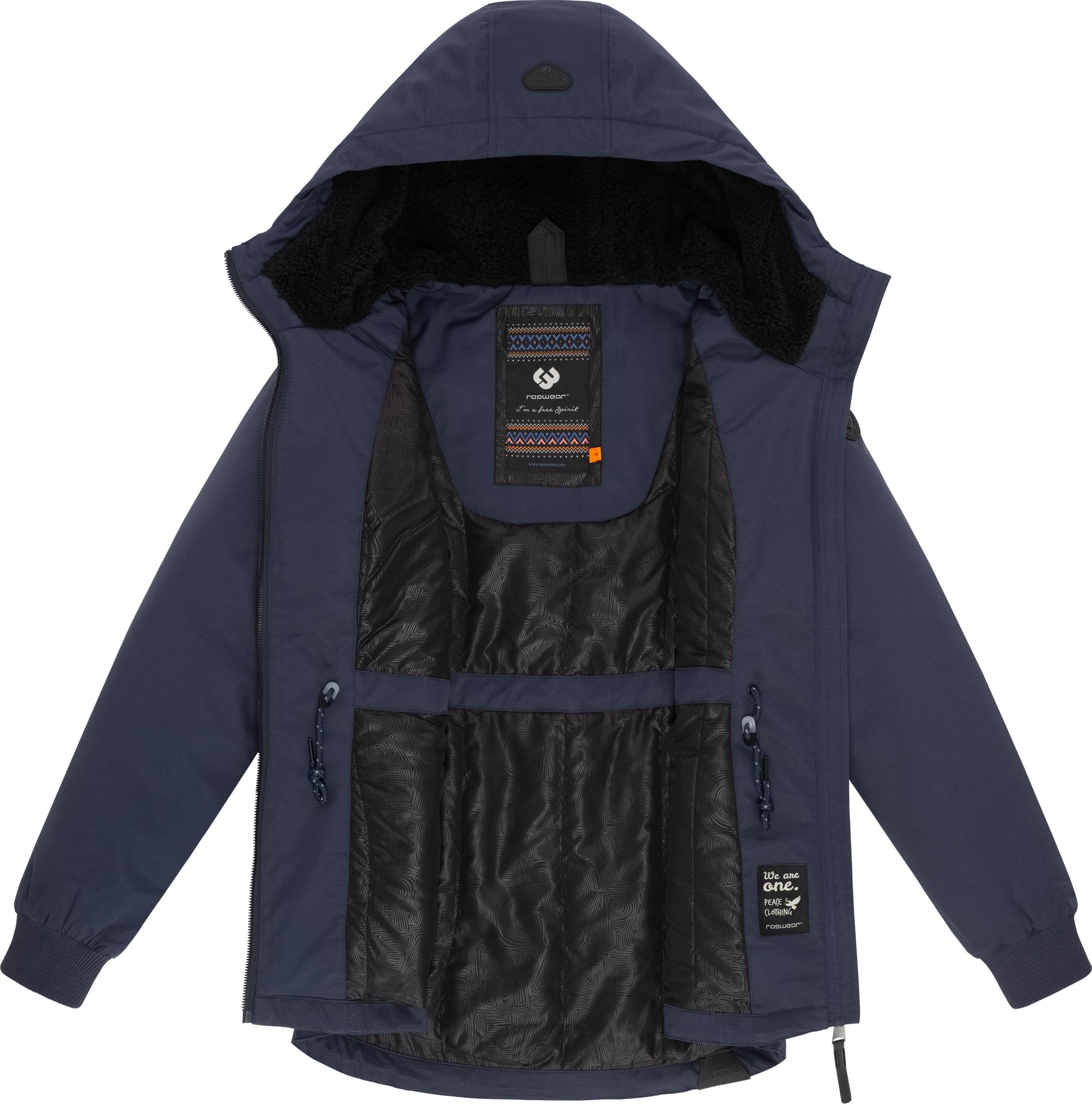 Ragwear Winterjacke »Dowey Warm Rain«, (1 St.), mit Kapuze, Wasserdichte Damen Jacke für den Winter