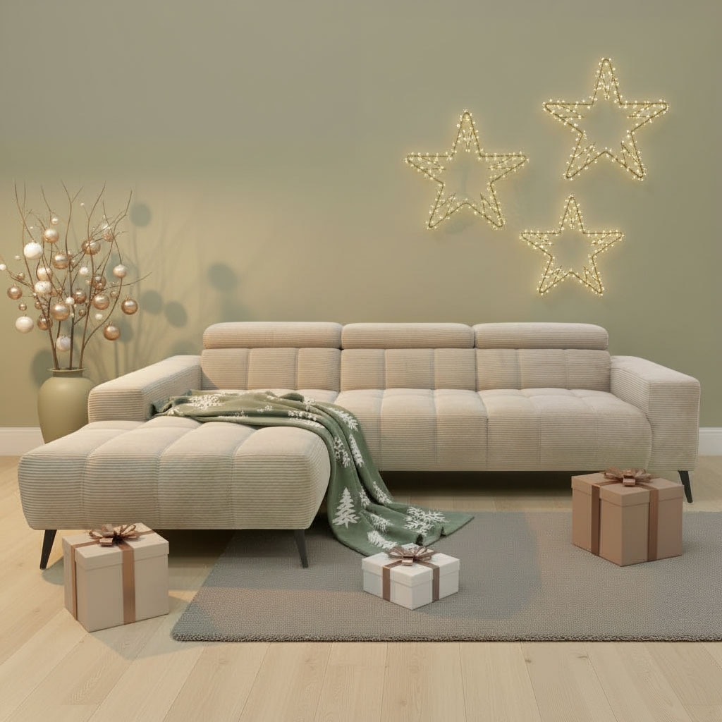 DOMO collection Ecksofa "Trento L-Form, mit Kufenfuß oder Einzelfuß" wahlwe günstig online kaufen