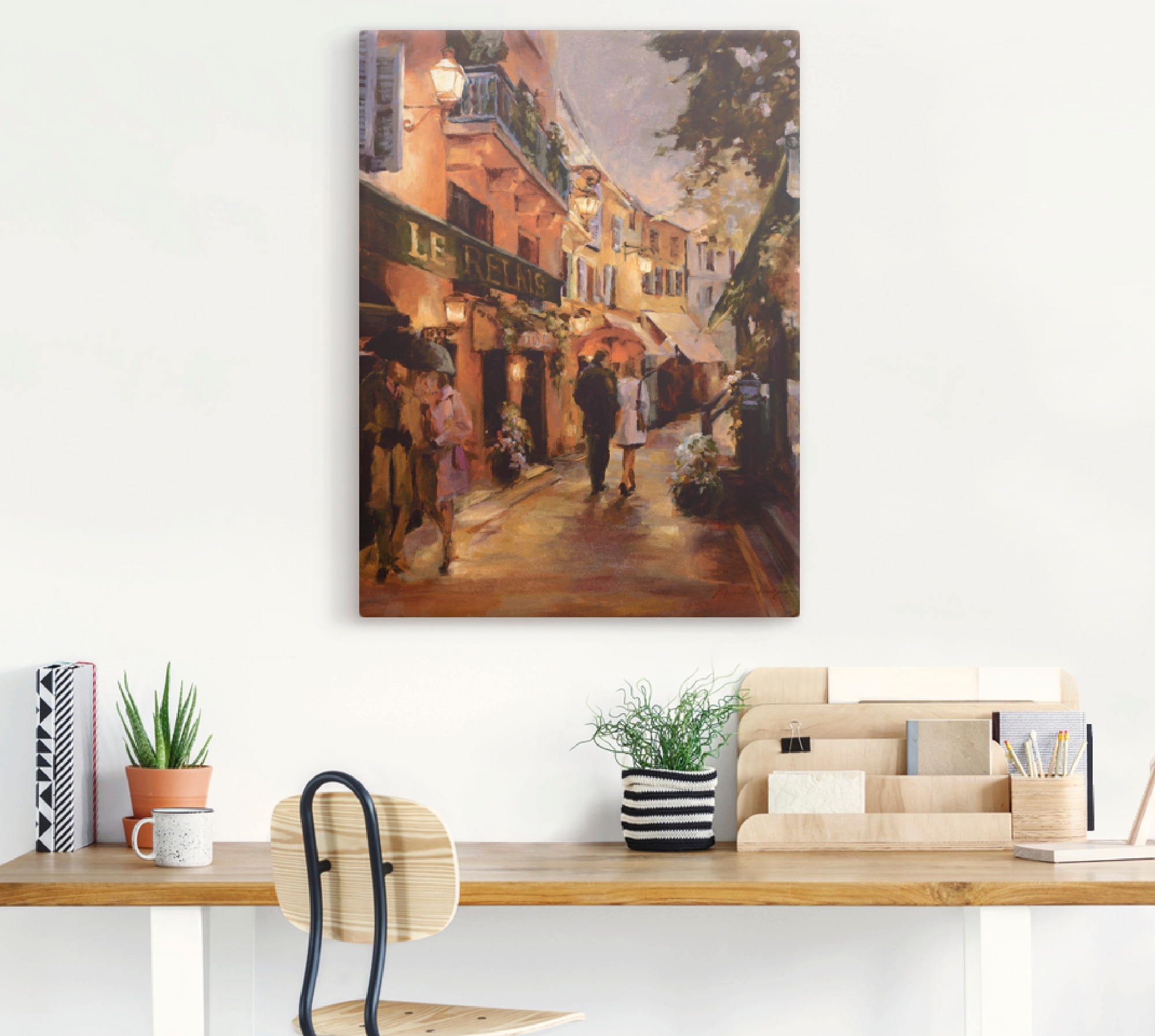 Artland Wandbild »Abend in Paris II«, Frankreich, (1 St.), als Leinwandbild, Poster, Wandaufkleber in verschied. Größen