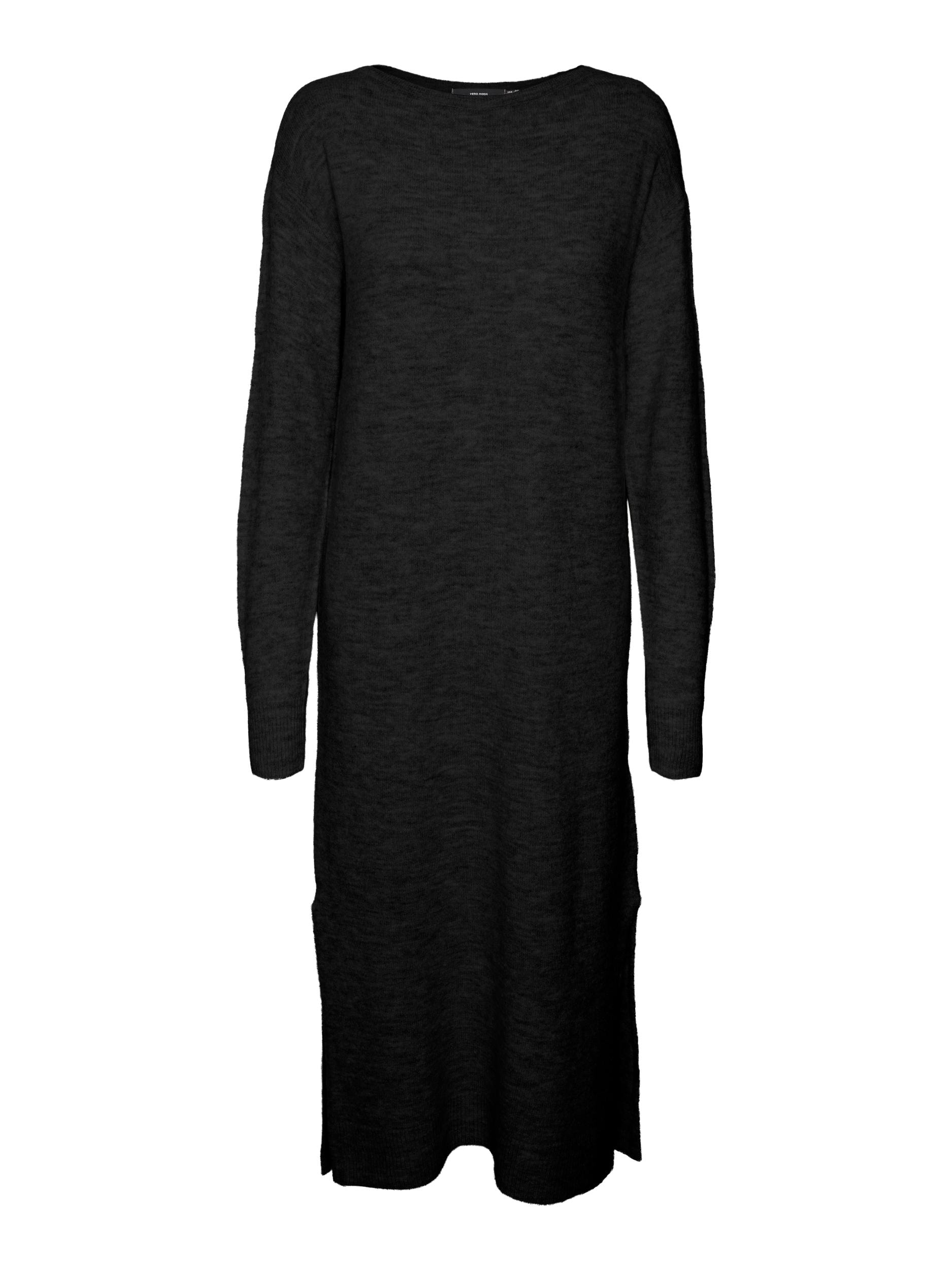 bestellen LS »VMLEFILE Moda BOATNECK NOOS« | Strickkleid DRESS Vero BAUR online CALF