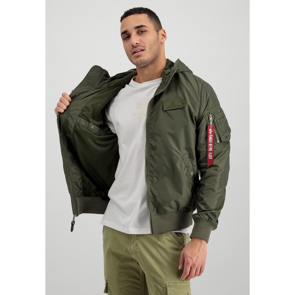 Alpha Industries Bomberjacke »ALPHA INDUSTRIES Men - Bomber & Flight Jackets MA-1 LW Hooded«