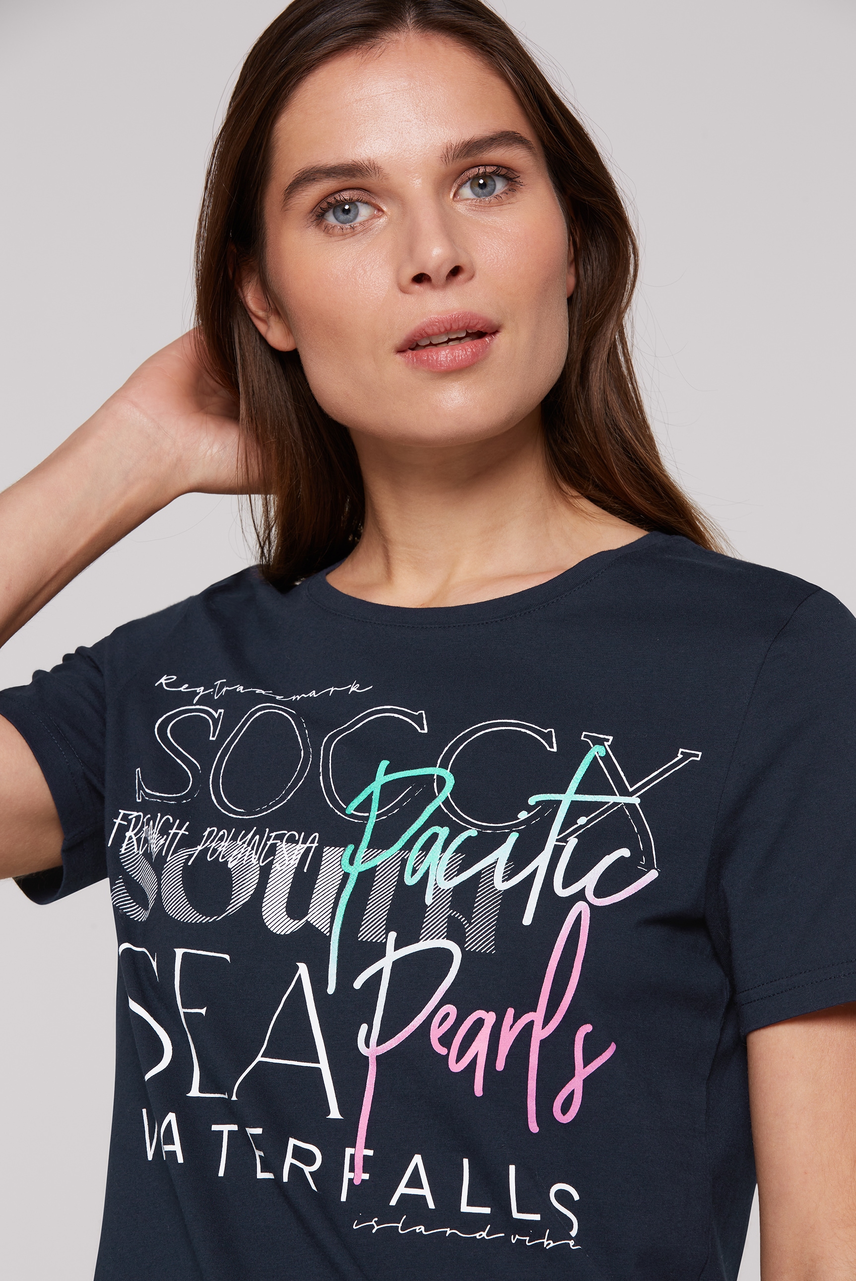 SOCCX Rundhalsshirt, aus Baumwolle