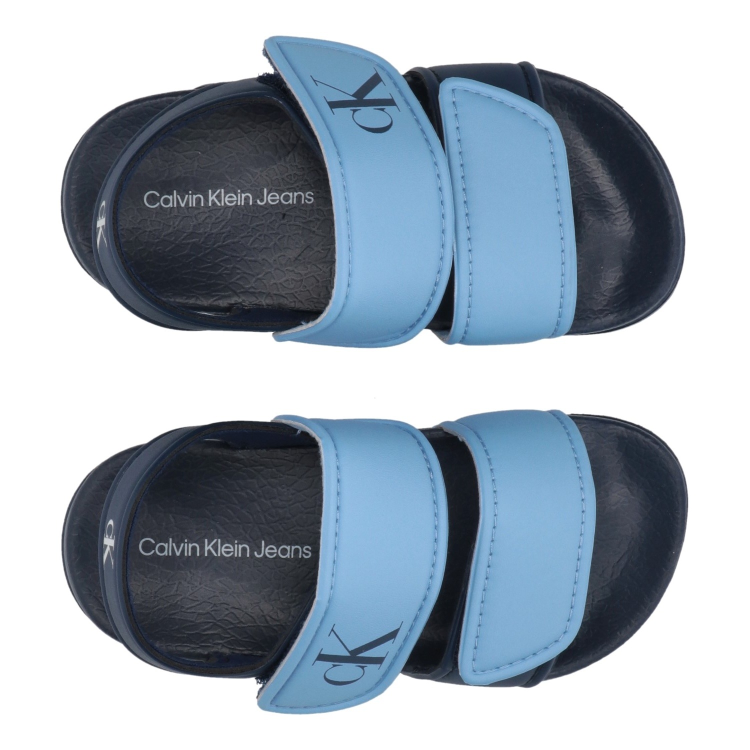 Calvin Klein Jeans Sandale, Badesandale, Wasserschuh, Klettschuh mit robuster Innensohle