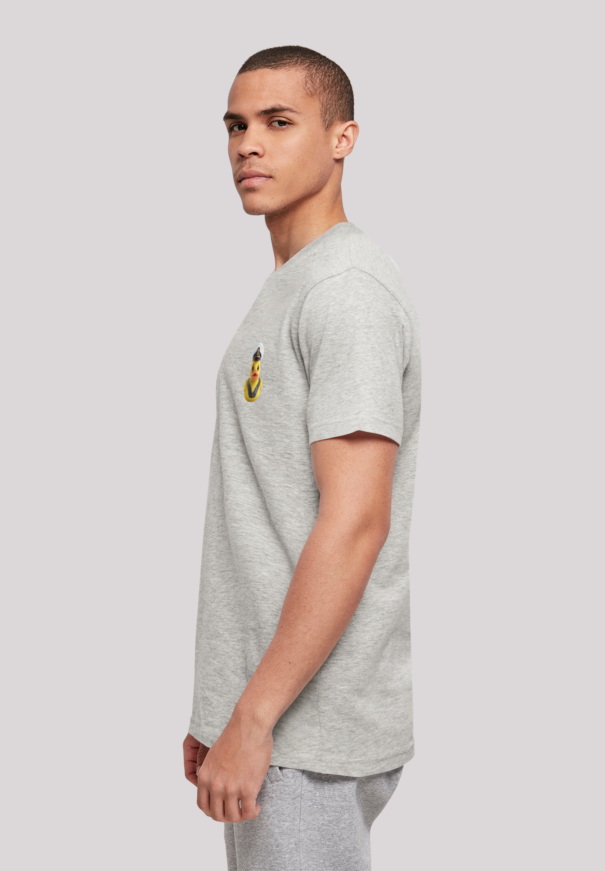 F4NT4STIC T-Shirt »Rubber Duck Captain TEE UNISEX«, Print