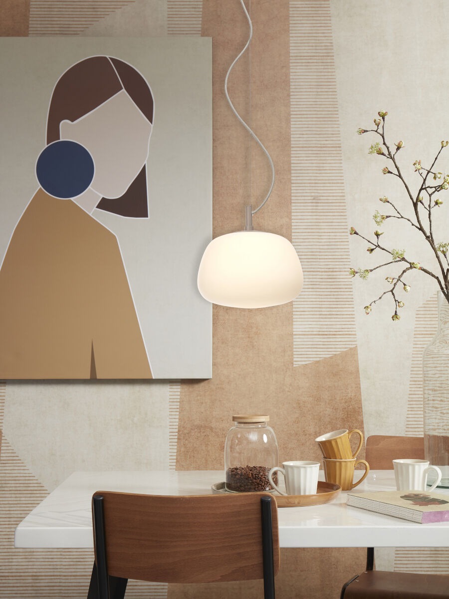 it's About RoMi Hängeleuchte »SAPPORO«, 1 flammig, Leuchtmittel E14 | LED wechselbar, Milchglass