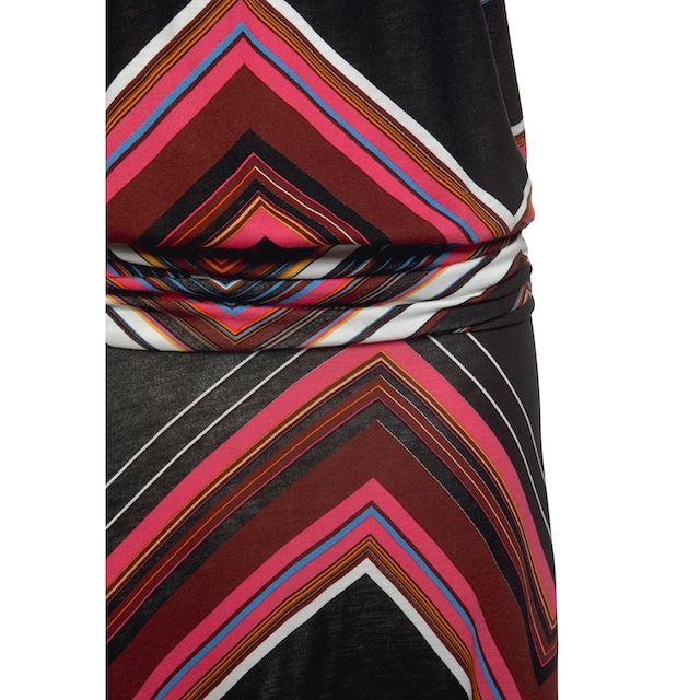 LASCANA Strandkleid, mit Zick-zack-Muster online kaufen | BAUR