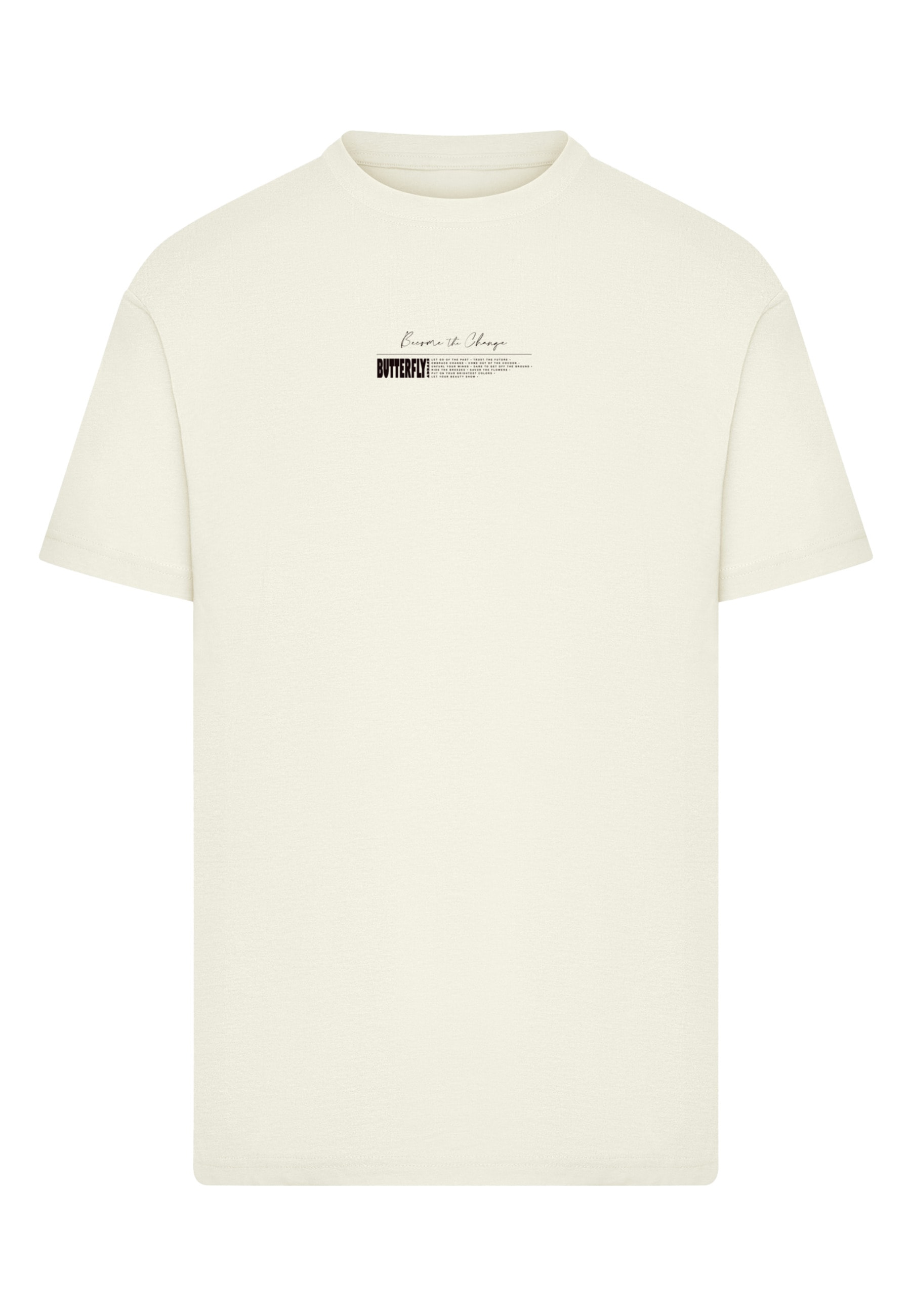 MisterTee T-Shirt "MisterTee Herren Become the Change Butterfly 2.0 Tee" 1 Stk.