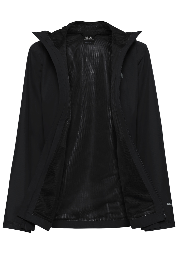 Jack Wolfskin Regenjacke »OUTROVERT 2L JKT W« mit Kapuze wasserdicht, atmungsaktiv, Übergangsjacke