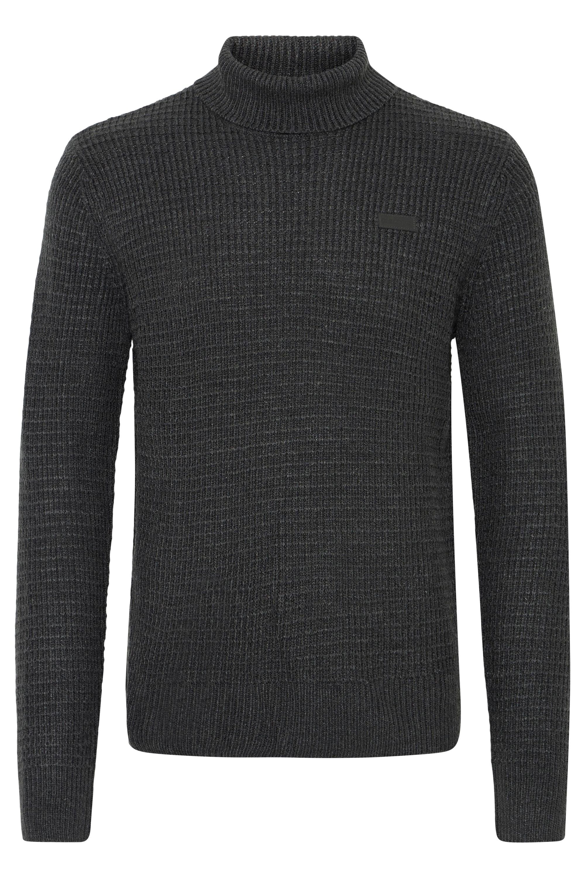 BLEND Herren Rollkragenpullover "Rollkragenpullover BHMPatta"pewter mix, Gr. S, Obermaterial: 100% Polyacryl PAN., Pullover