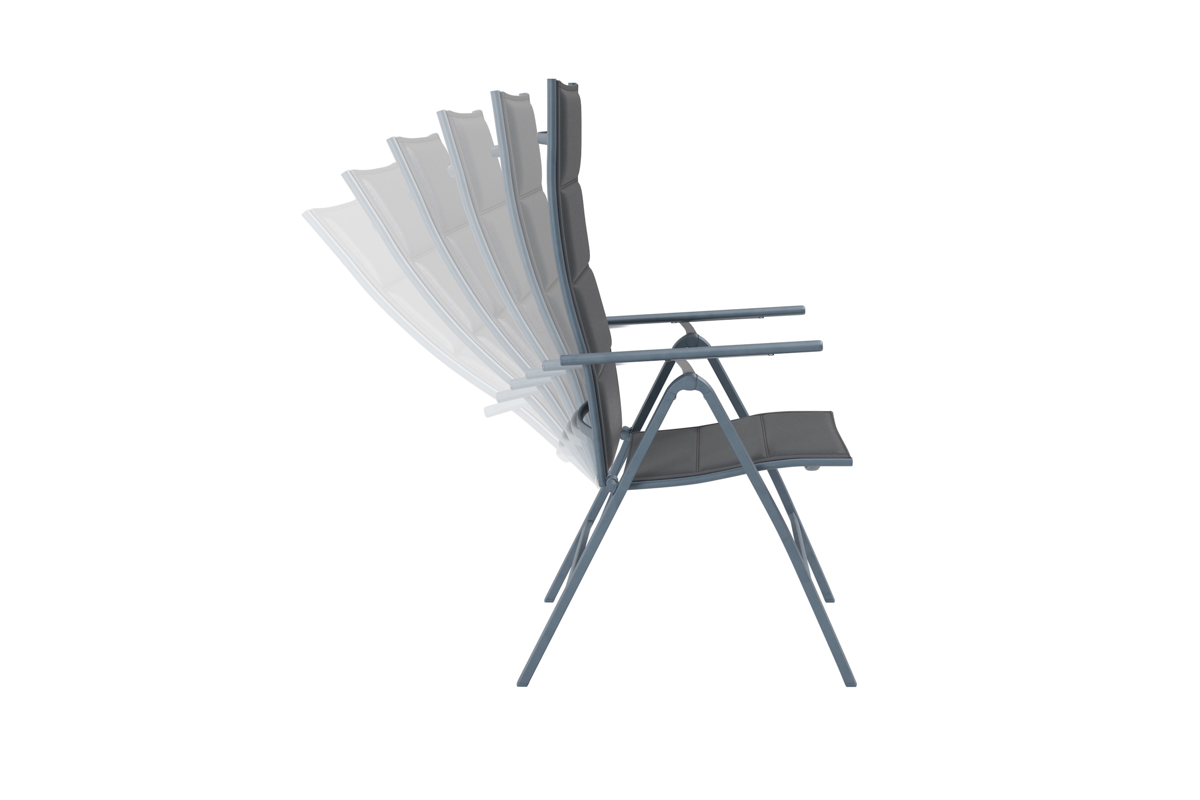 KONIFERA Garten-Essgruppe »»Carini««, (Set, 9 tlg., 8x Sessel, Tisch ausziehbar 90x184-224x75 cm), Aluminium/ Textilgewebe