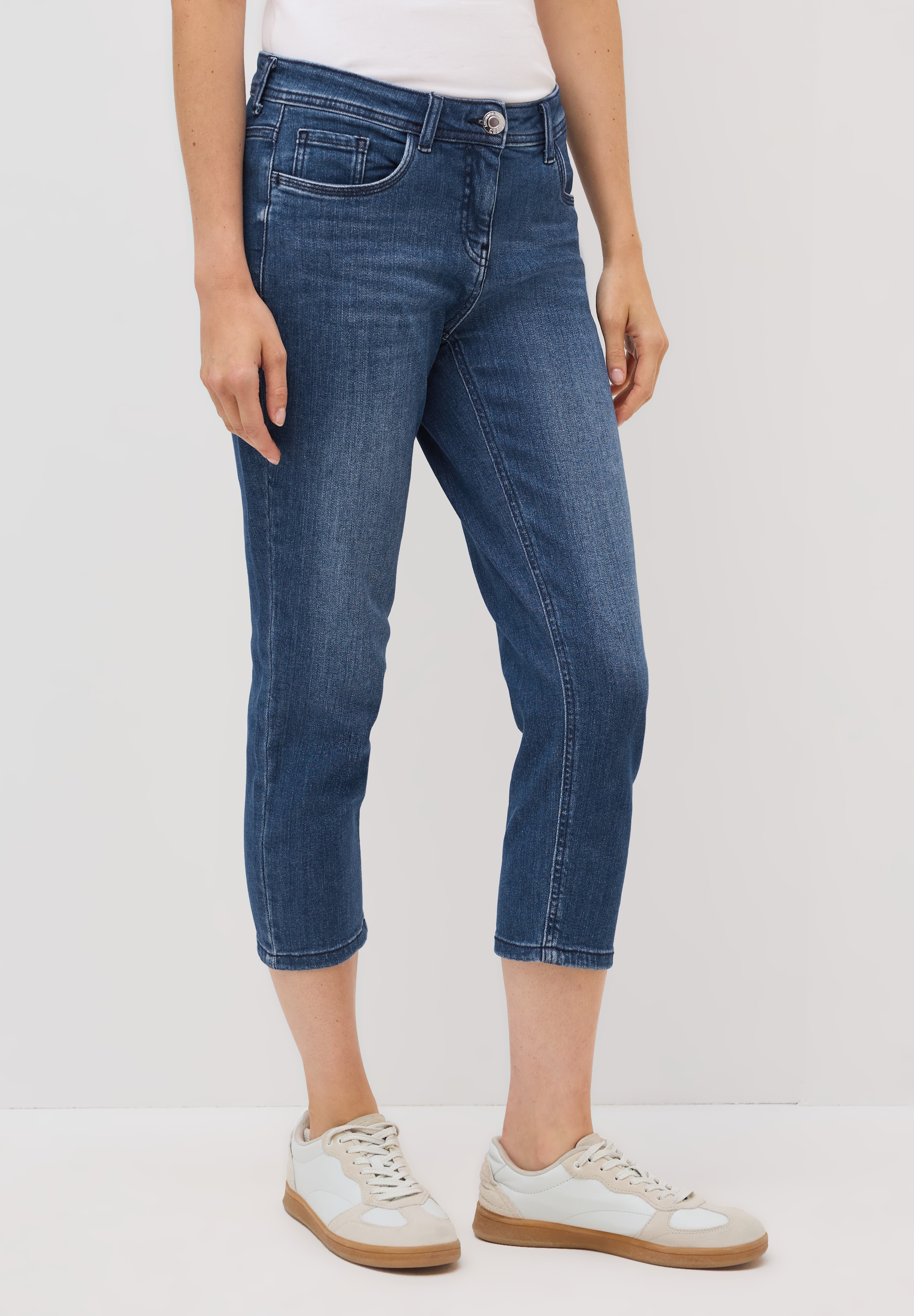 Cecil Comfort-fit-Jeans, Middle Waist