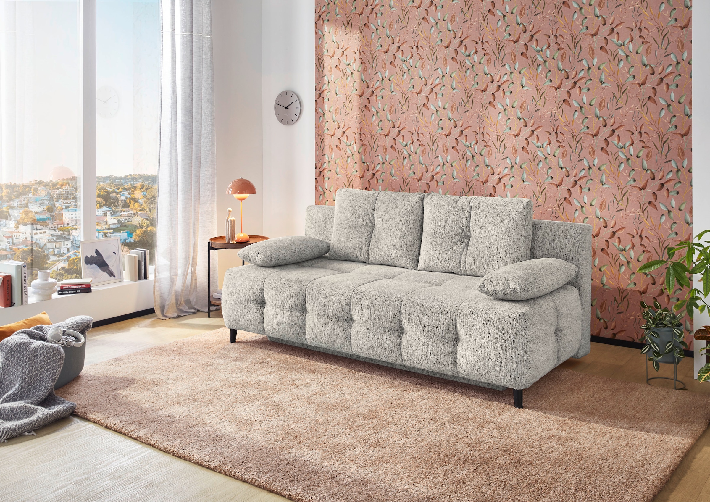 Jockenhöfer Gruppe Schlafsofa "Phil, B: 207 cm, Liegefl. 150x200 cm" mit Be günstig online kaufen