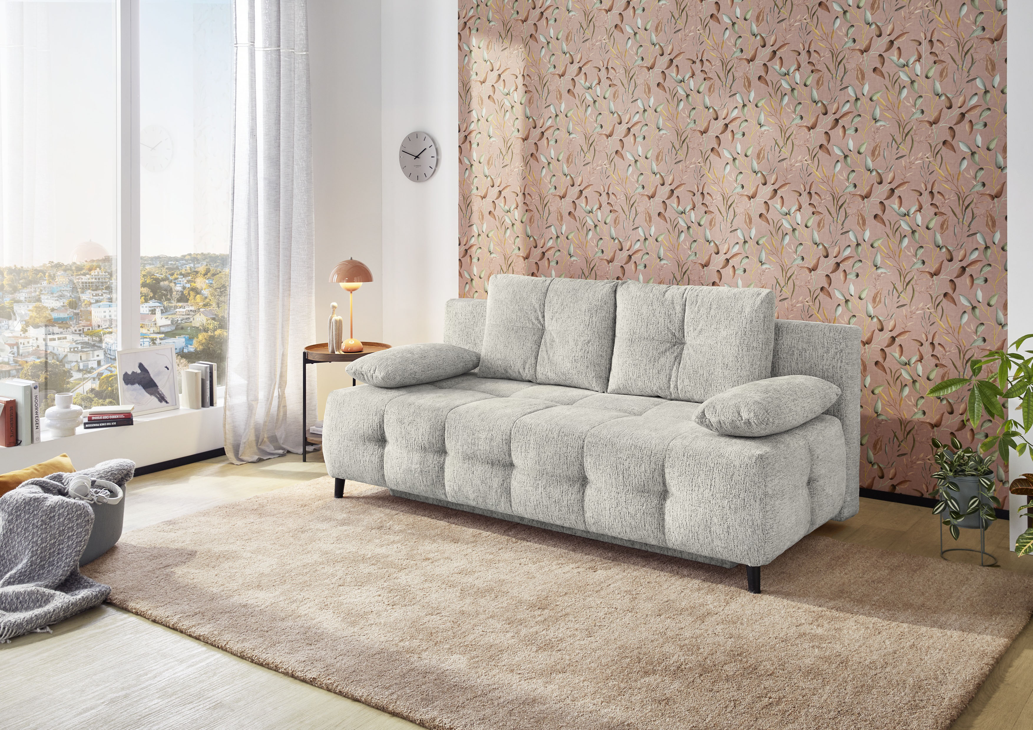 Jockenhöfer Gruppe Schlafsofa "Phil, B: 207 cm, Liegefl. 150x200 cm" mit Schlaffunktion & Bettkasten