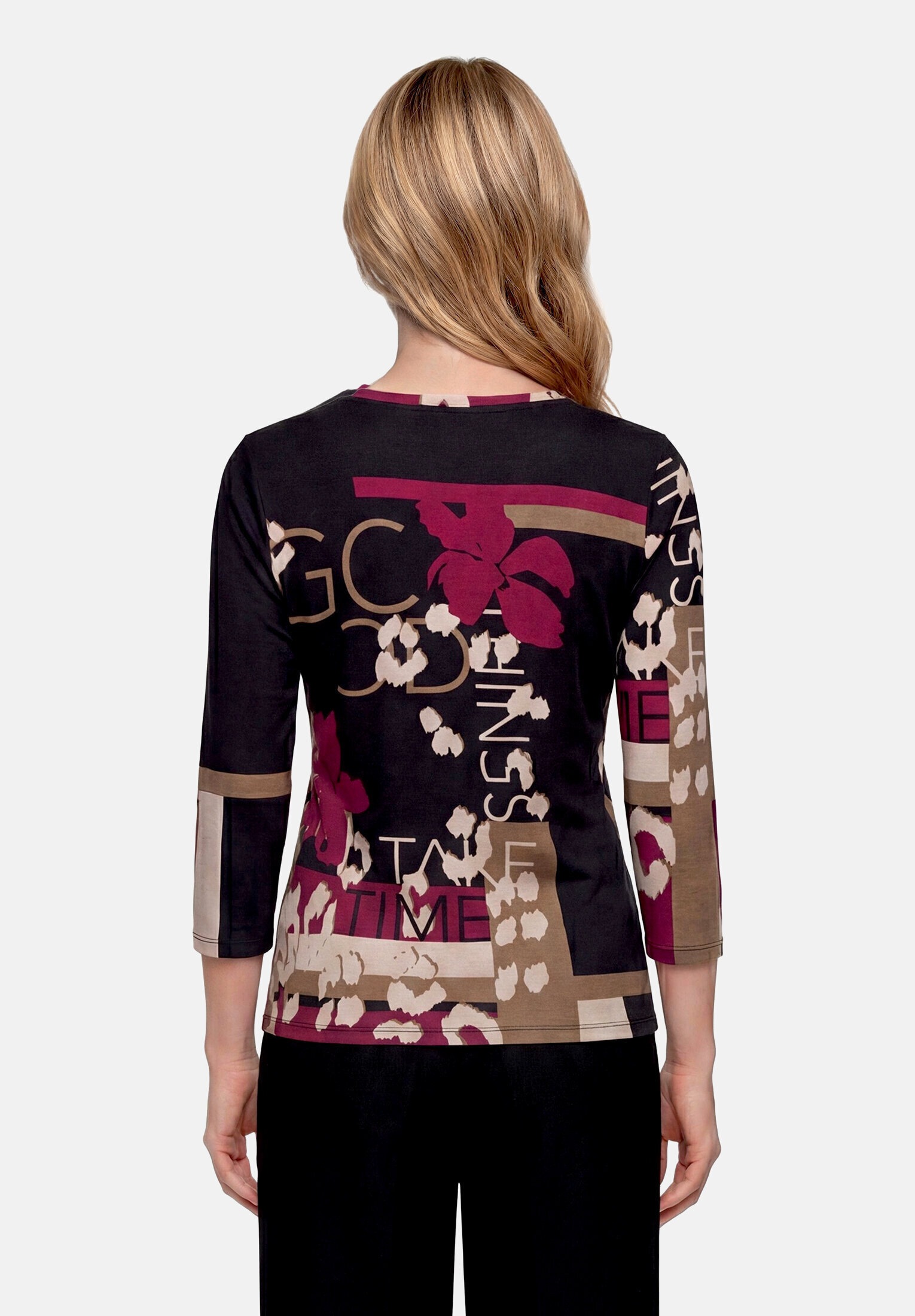 Betty Barclay 3/4-Arm-Shirt »Damen mit Rundhalsausschnitt« 1