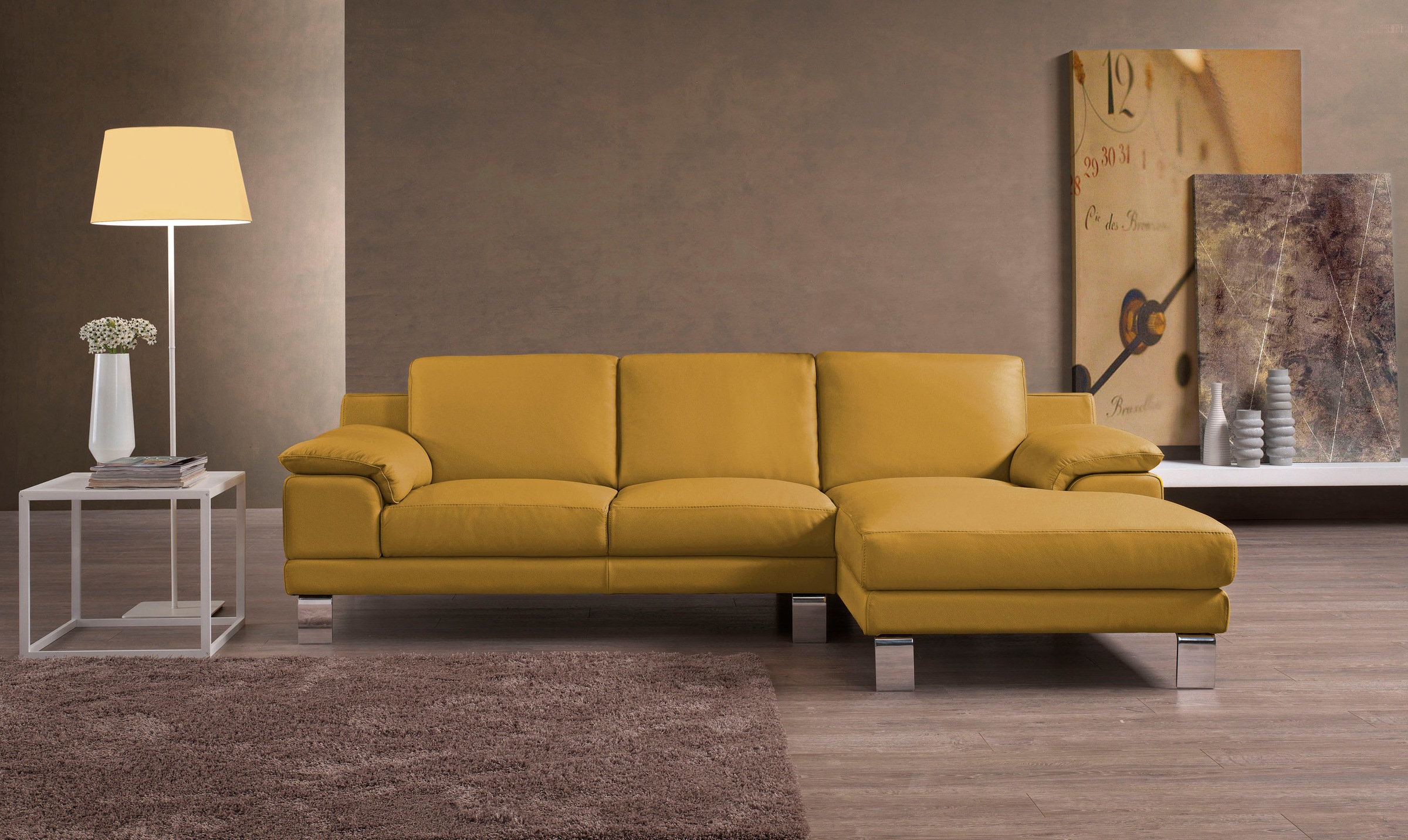 Egoitaliano Ecksofa "Shakira, Design und super Sitzkomfort auf hohem Niveau günstig online kaufen