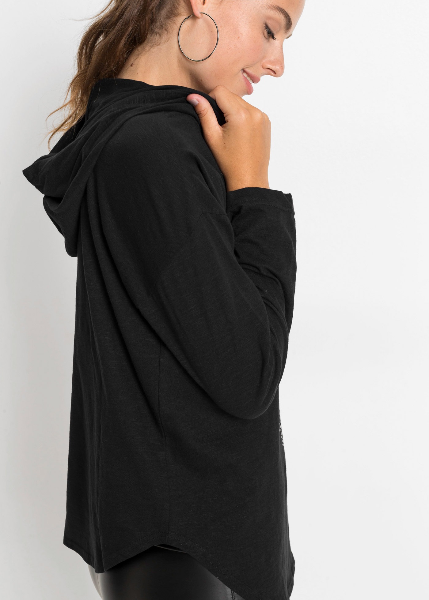 Thumbnail - bonprix Longshirt "Oversize-Longshirt mit Kapuze" Oversize-Longshirt mit Kapuze