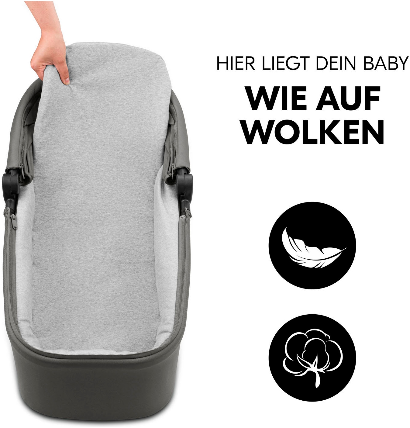 Hauck Kombi-Kinderwagen »Move N Care Set«, 22 kg, belastbar bis 22 kg