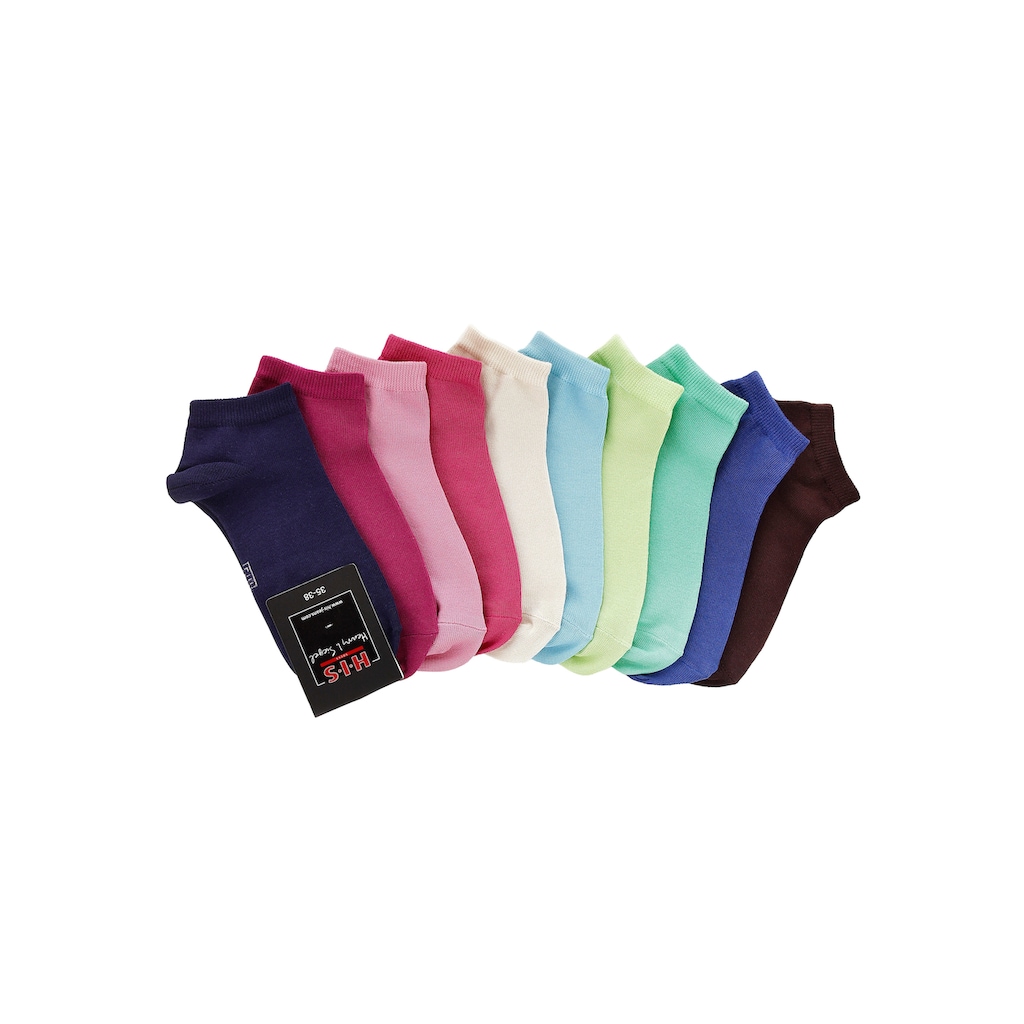 H.I.S Kurzsocken, (Set, 10 Paar)