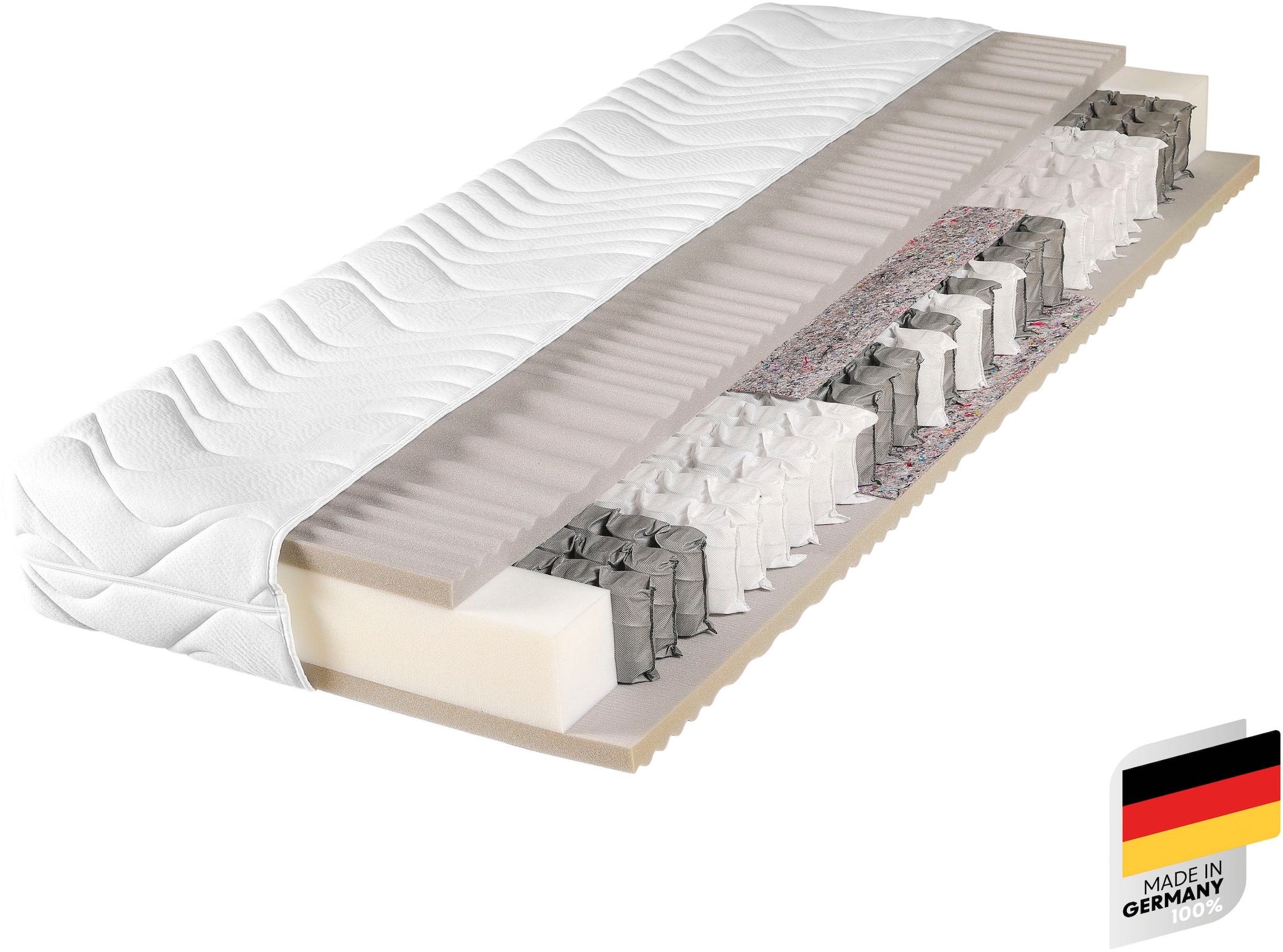 Beco Taschenfederkernmatratze "Physio Top" 23 cm hoch 480 Federn 1 Stk. tlg günstig online kaufen