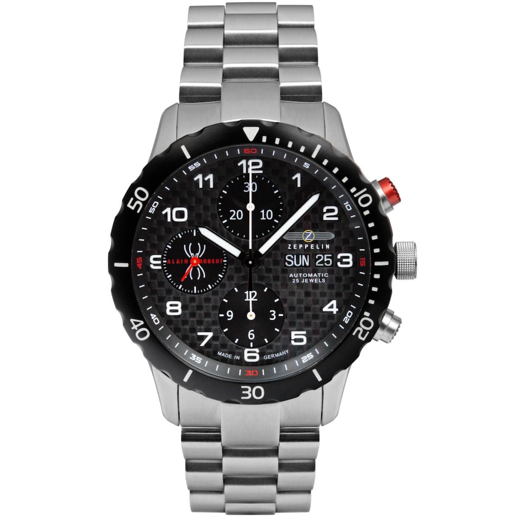 ZEPPELIN Chronograph »Night Cruise, ETA Valjoux 7750, 7216M-2«